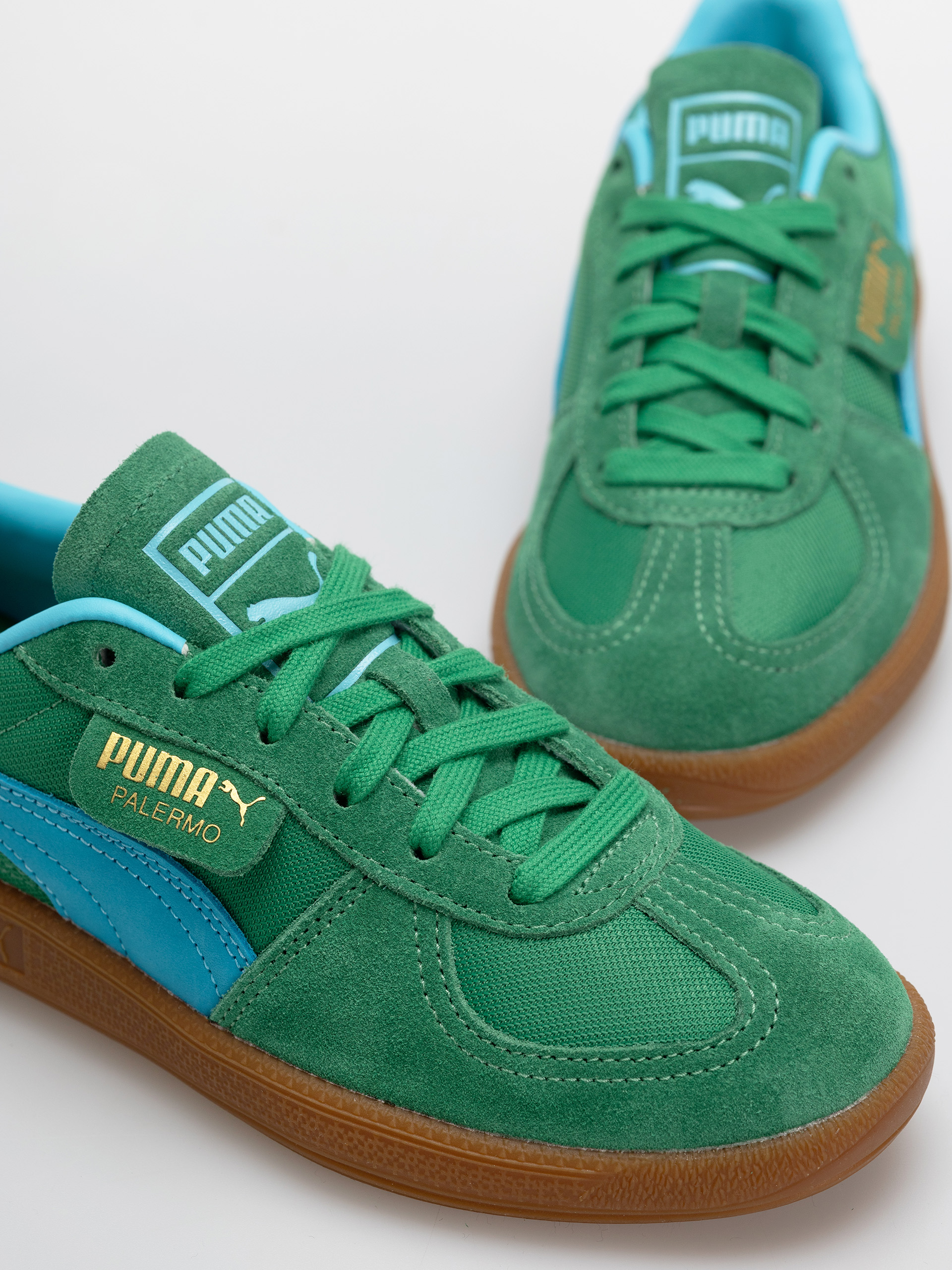 Buty Puma Palermo Vintage Update (archive green bright aqua)