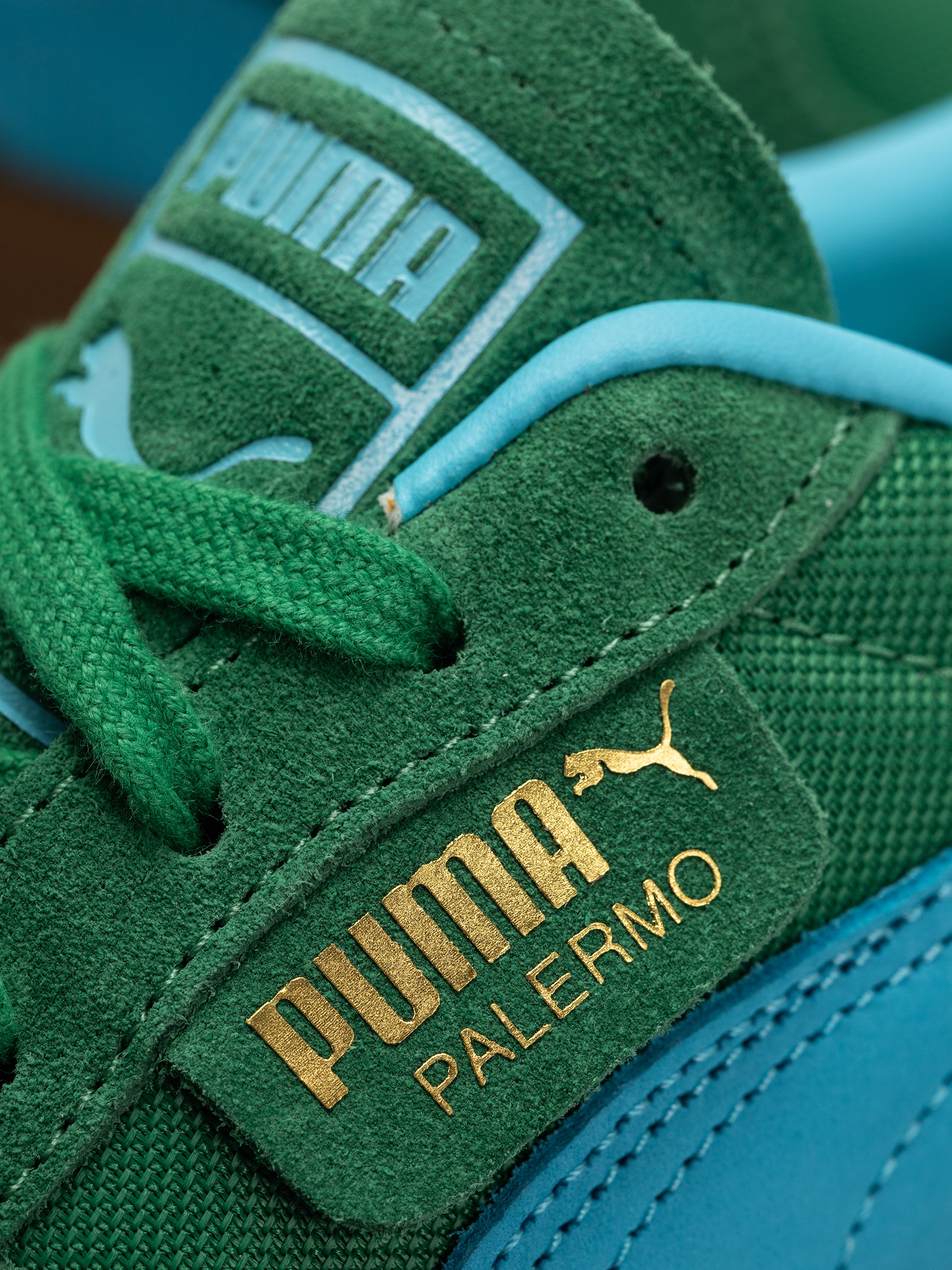 Buty Puma Palermo Vintage Update (archive green bright aqua)