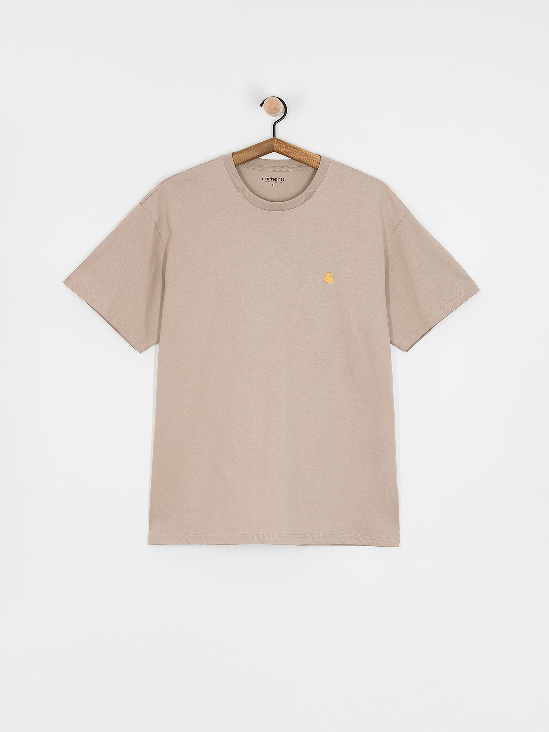 T-shirt Carhartt WIP Chase (dusky beige/gold)