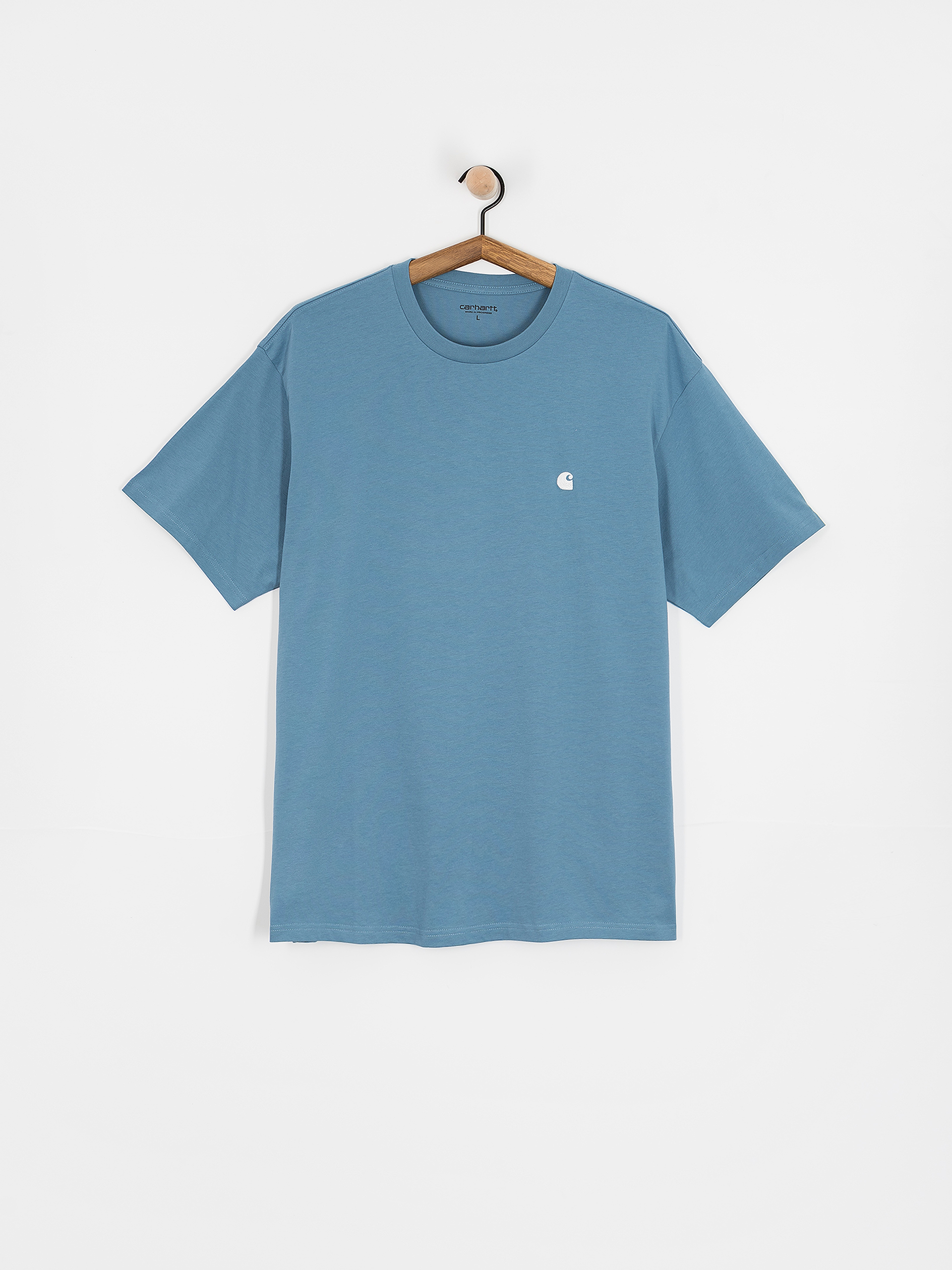 T-shirt Carhartt WIP Madison (icy water/white)