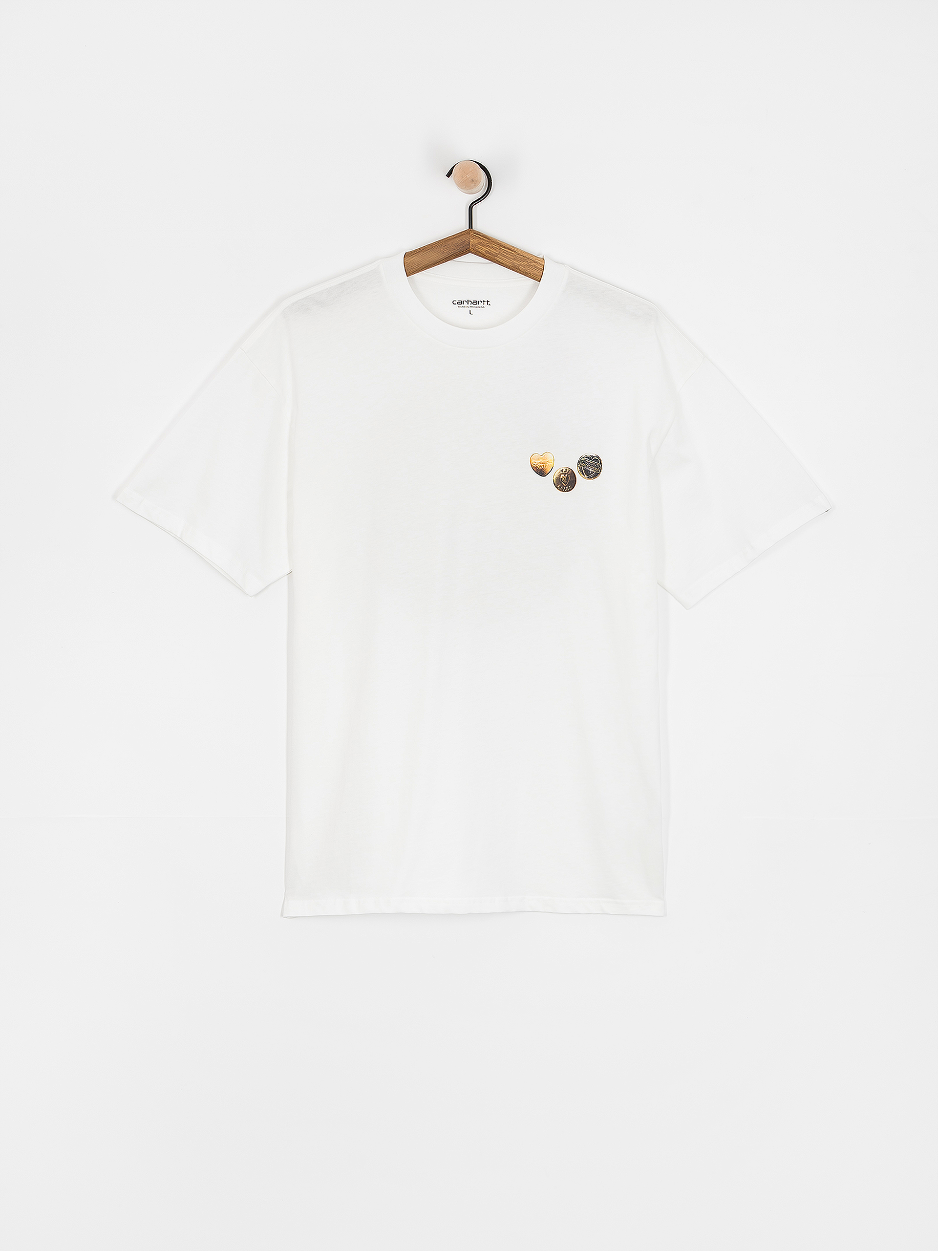 T-shirt Carhartt WIP Button (white)