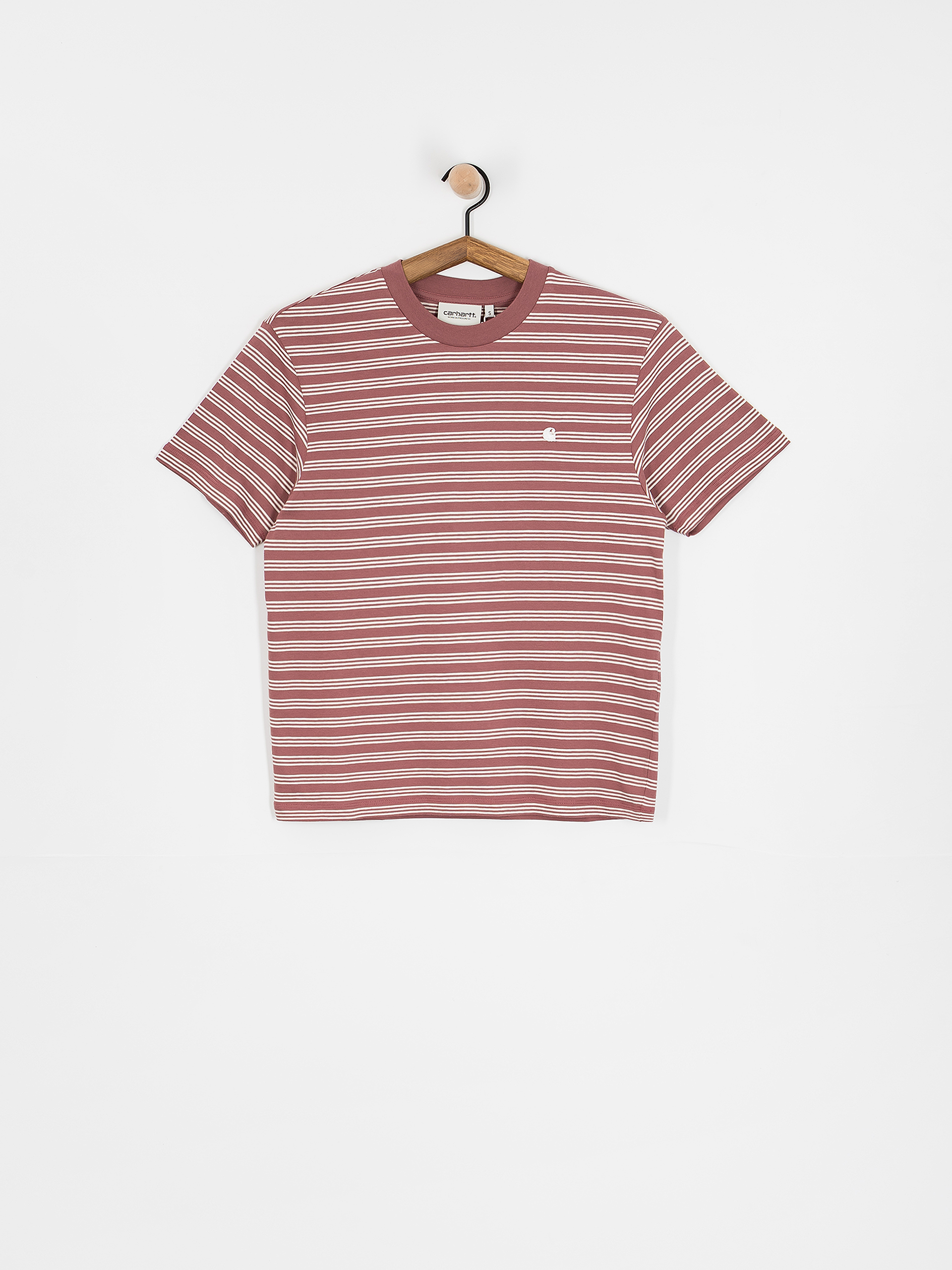 T-shirt Carhartt WIP Sydney Wmn (sydney stripe/dusky pink)