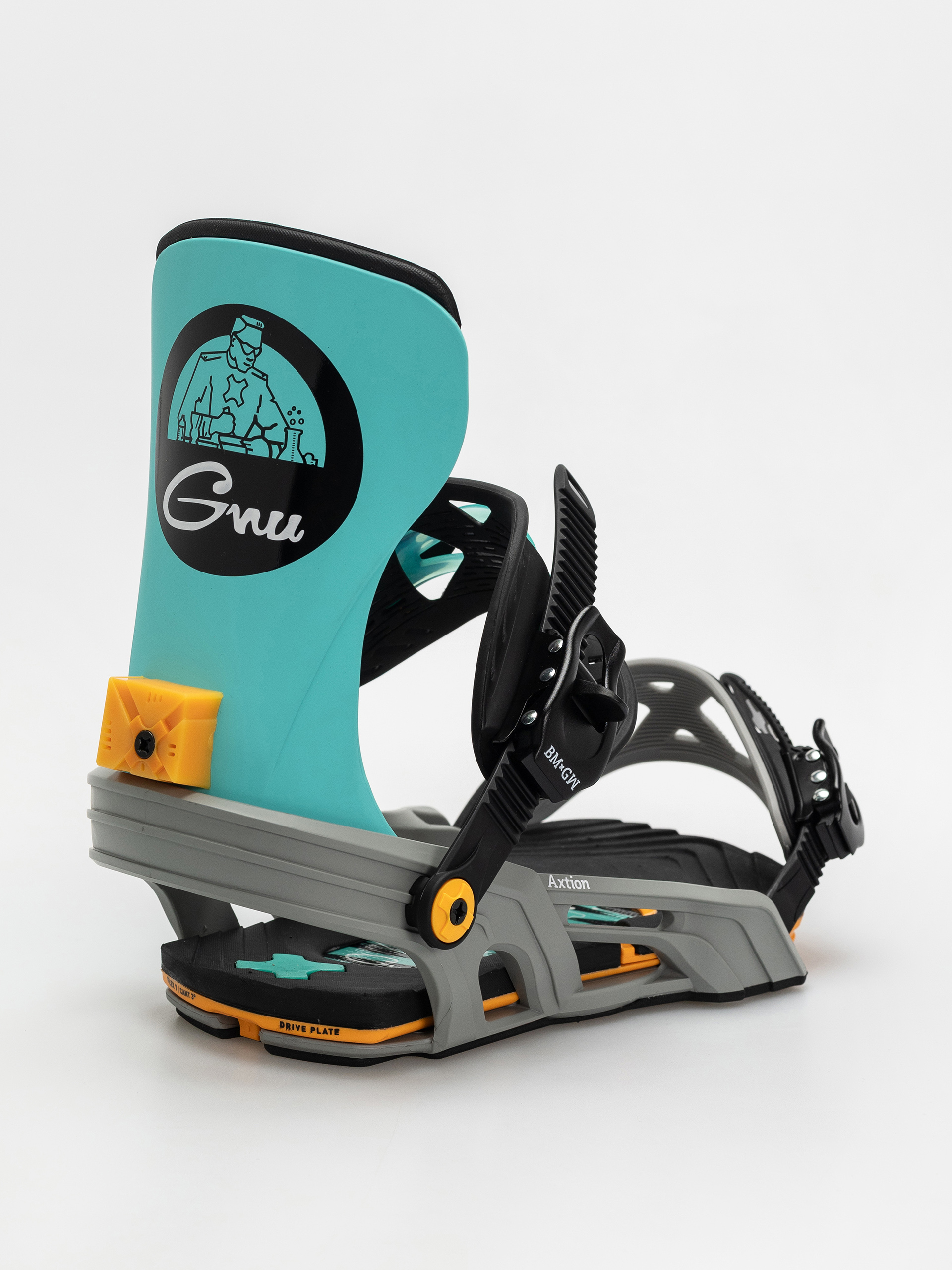 Męskie Wiązania snowboardowe Bent Metal Axtion (grey/green)