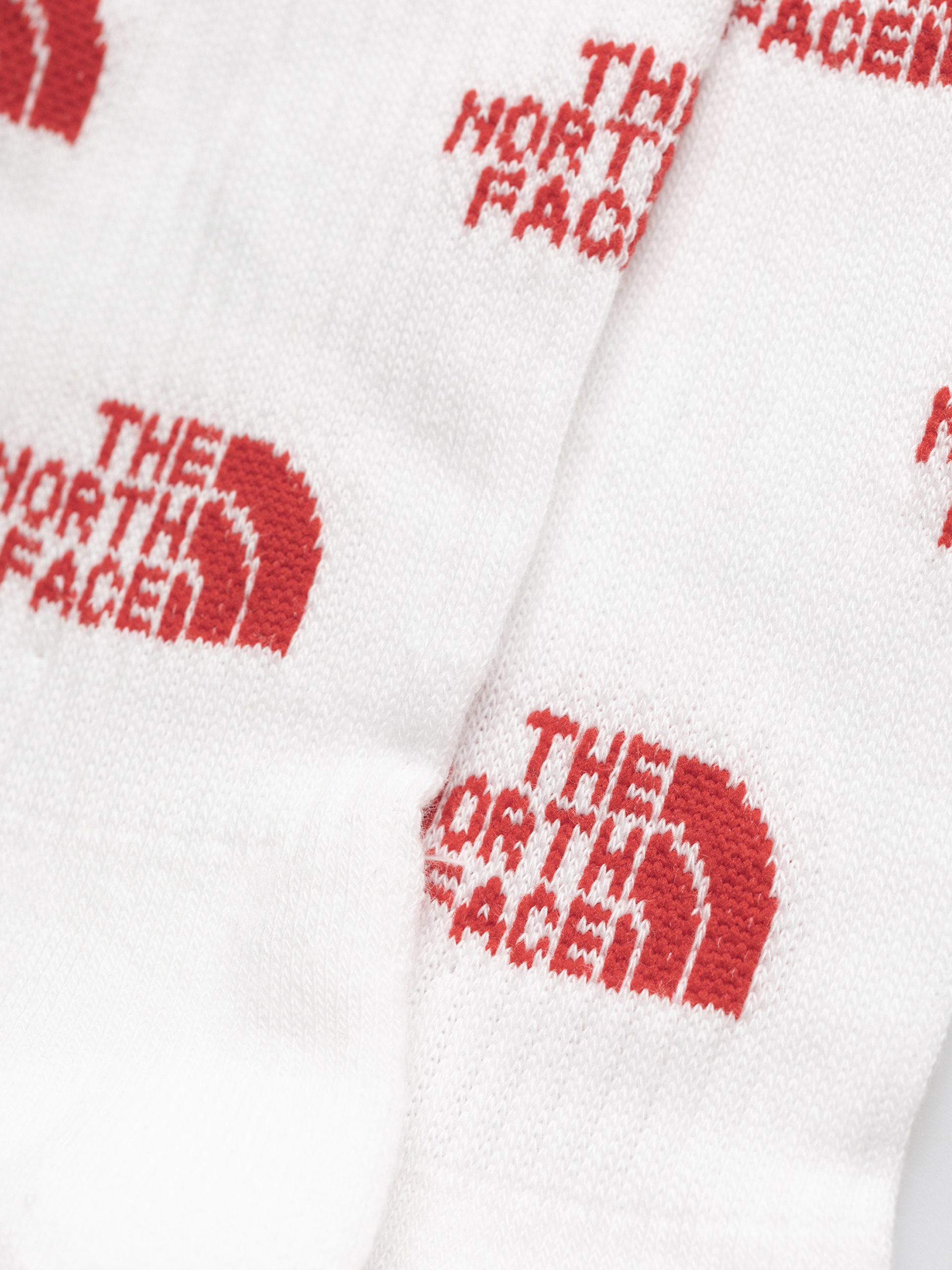 Skarpetki The North Face Everyday Crew Logo 2P (tnf whte/tnf red/tnf black)