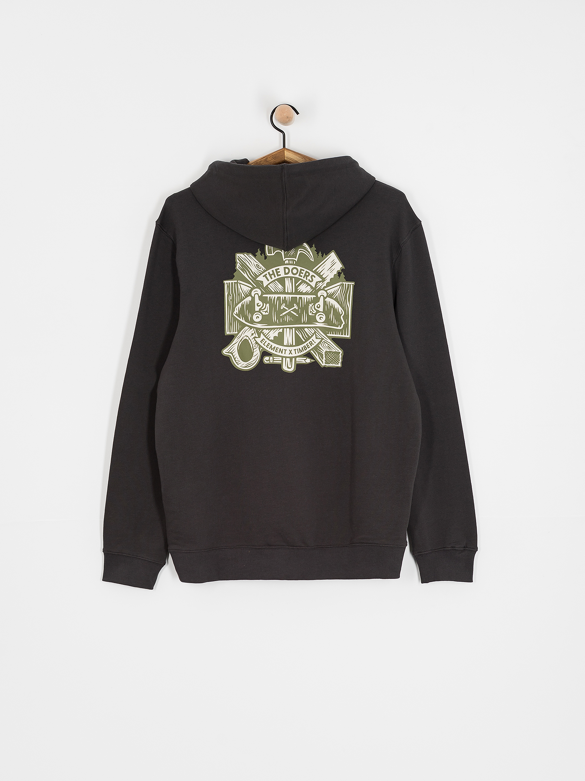 Bluza z kapturem Element Timber Supply HD (off black)