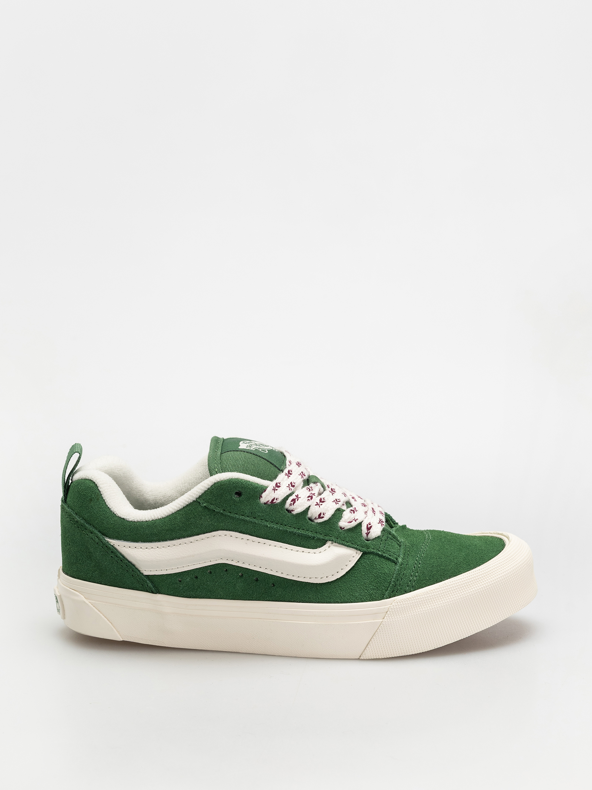 Buty Vans Knu Skool - zielony (pig suede plaid scarab)