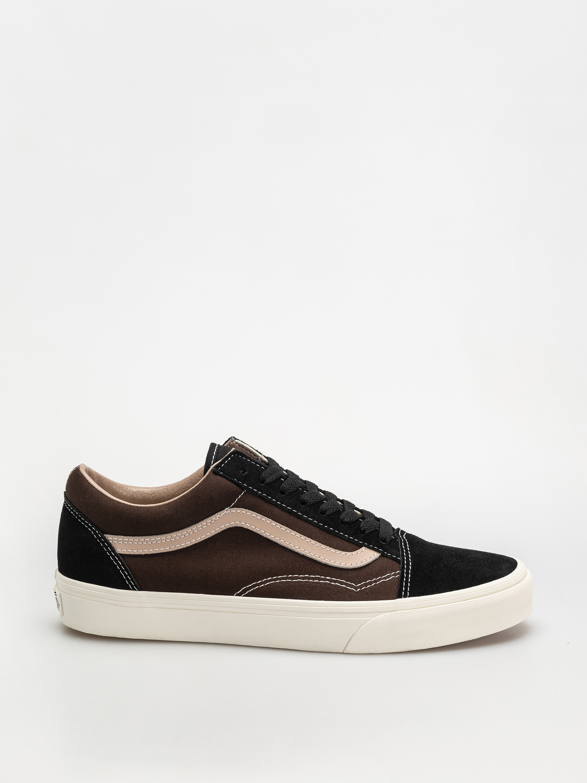 s Buty Vans Old Skool - brązowy (oversized lace glazed ginger)
