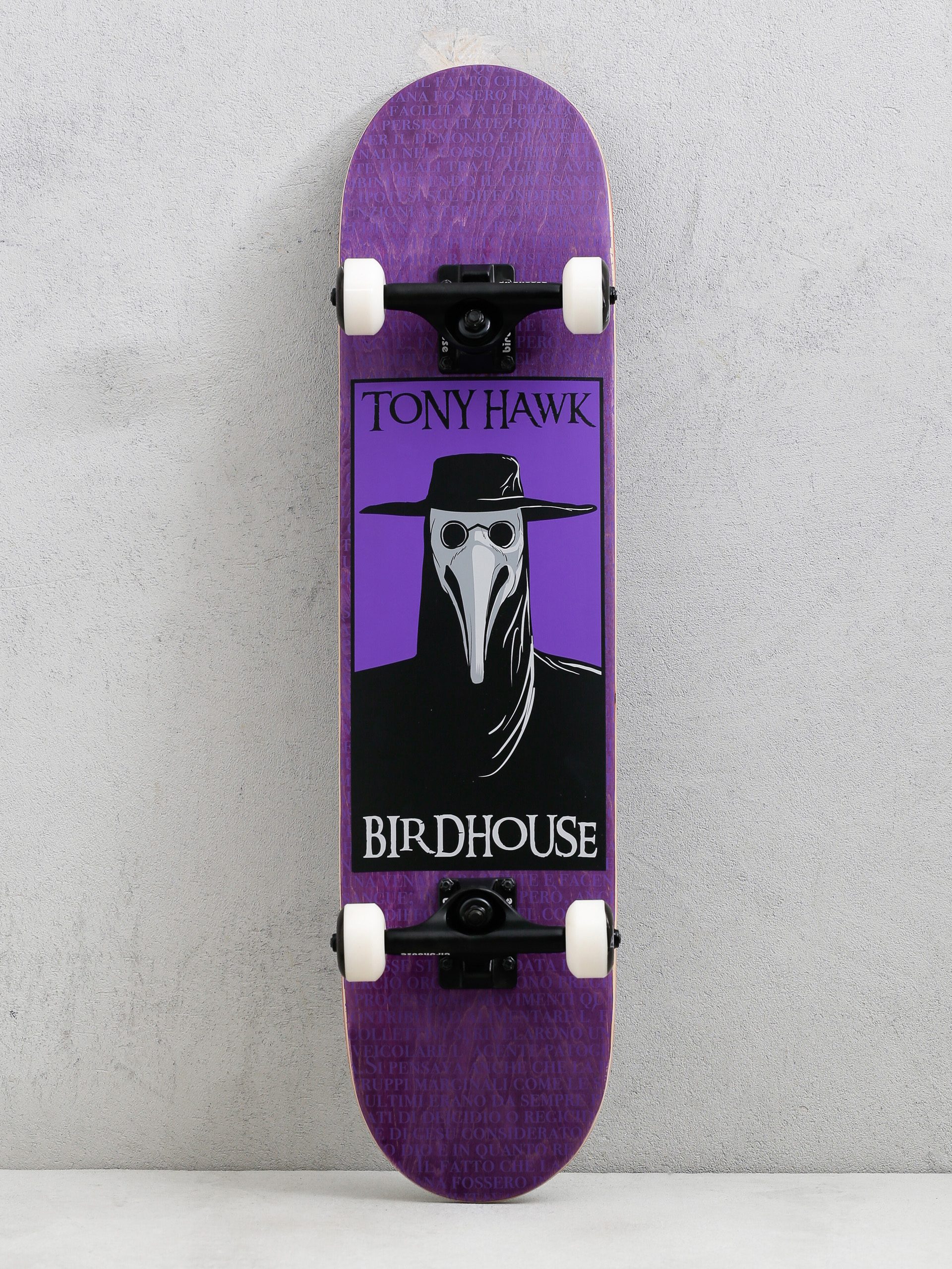 Deskorolka Birdhouse Hawk Plague Doctor (purple)