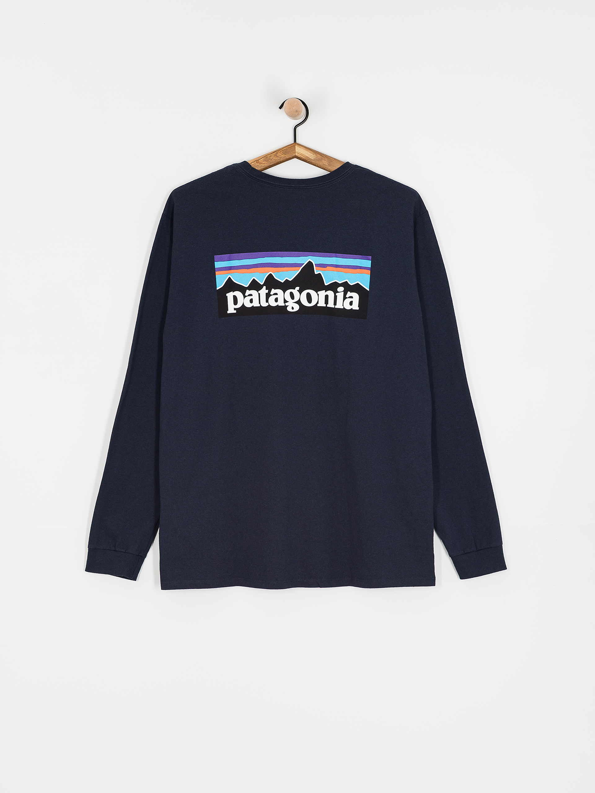 Longsleeve Patagonia P 6 Logo Responsibili (new navy)