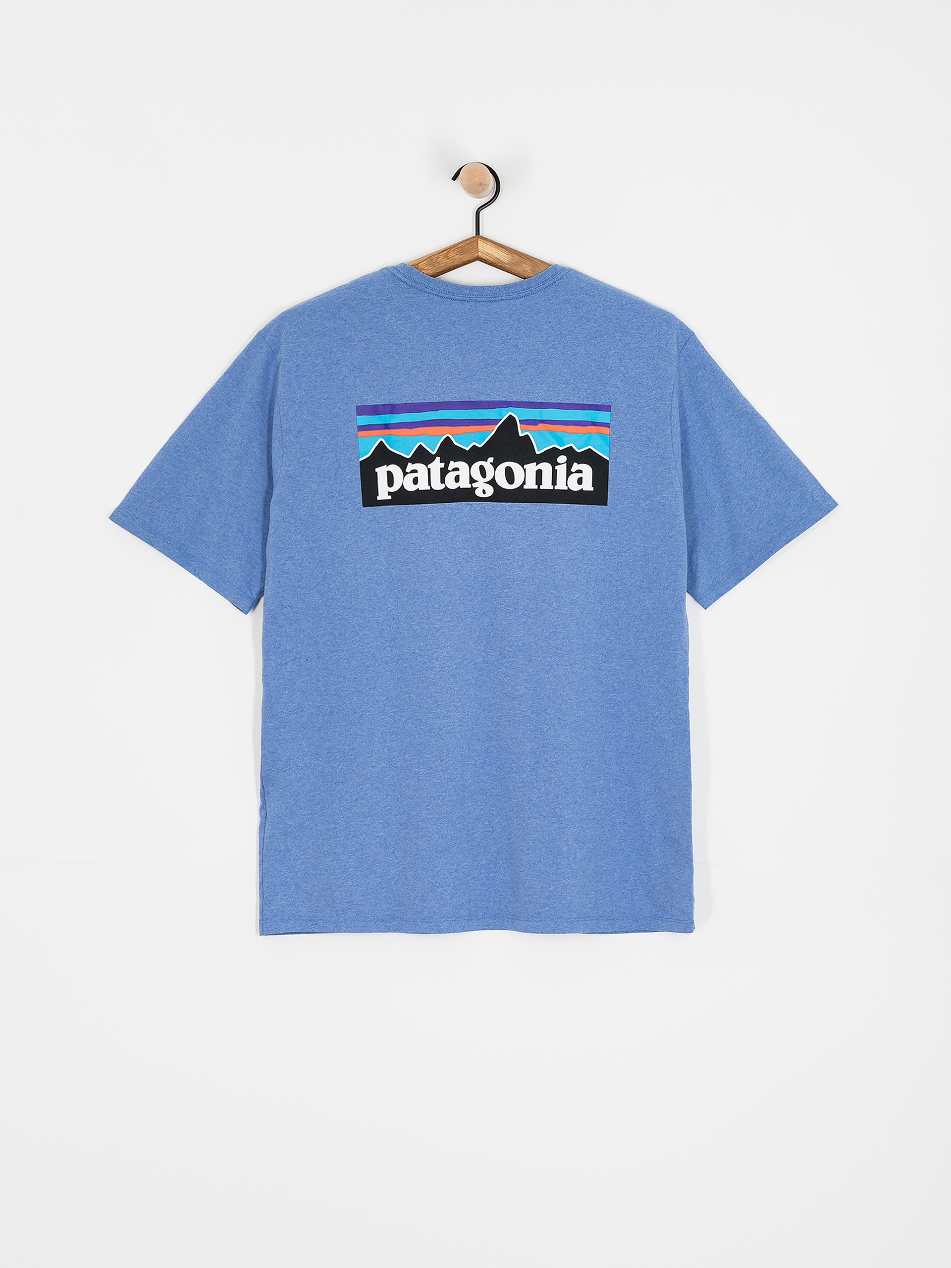 T-shirt Patagonia P 6 Logo Responsibili (abundant blue)