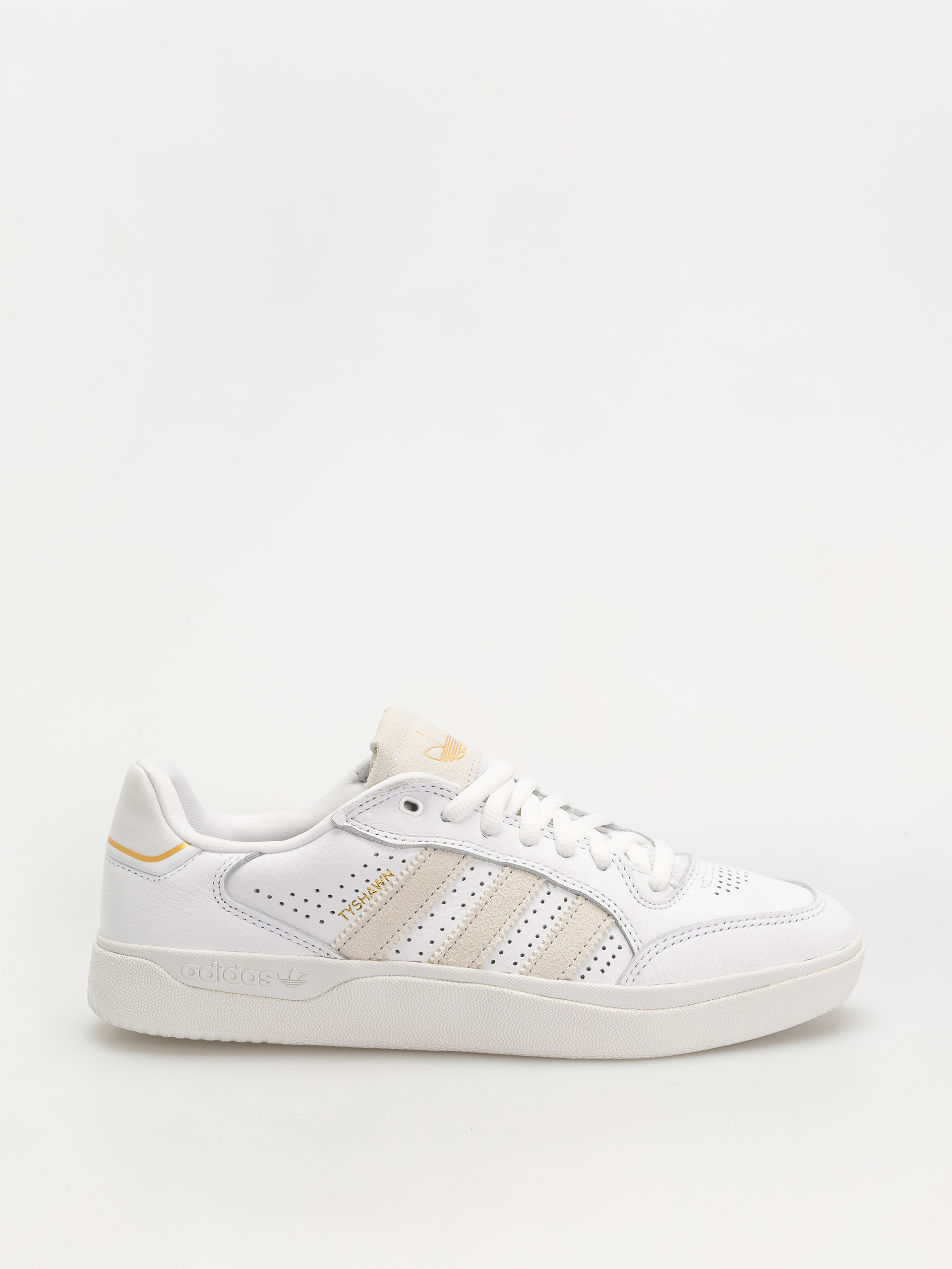 Buty adidas Tyshawn Low (ftwwht/ftwwht/goldmt)