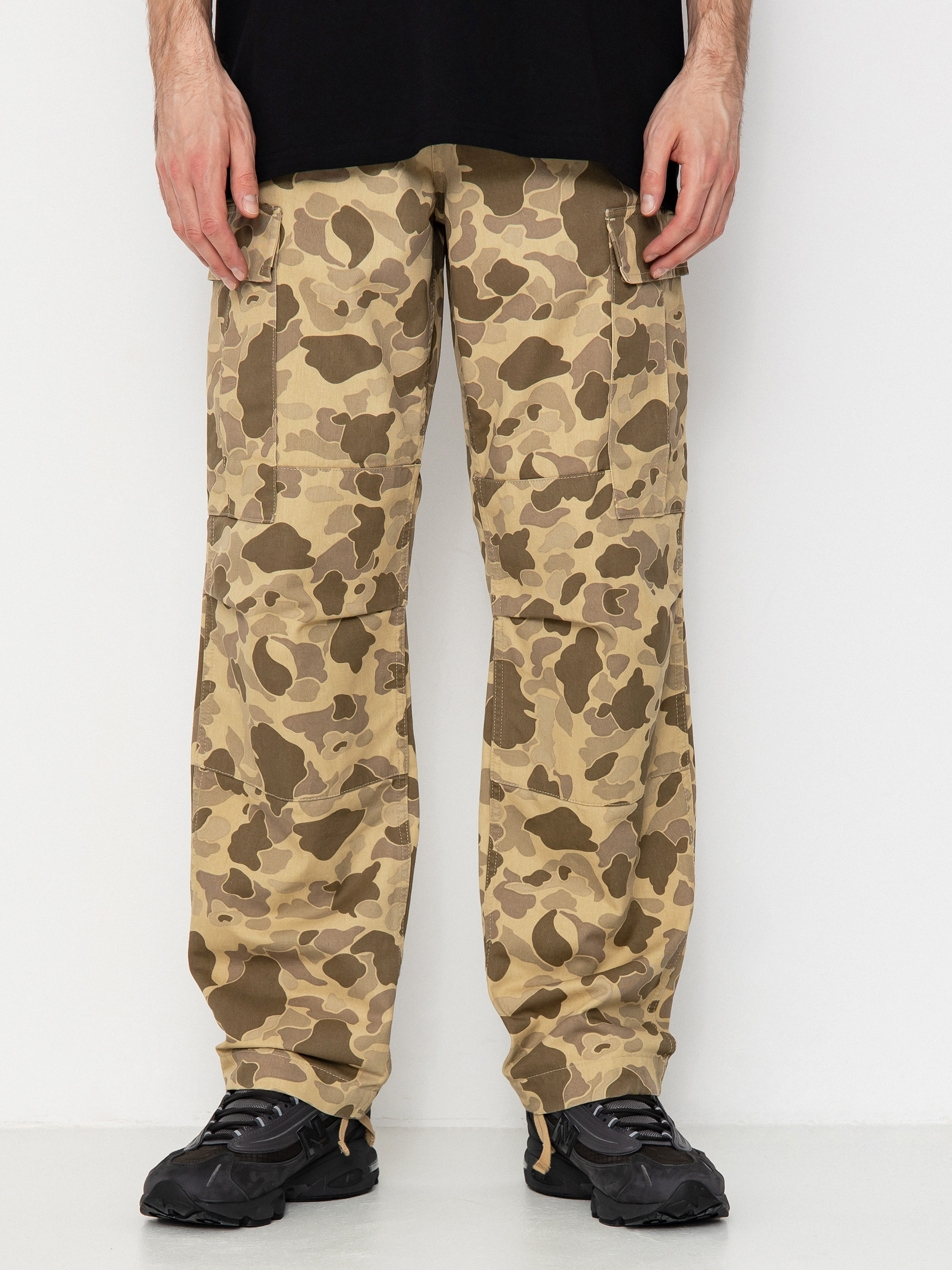 カーハート　REGULAR CARGO PANT - Camo Duck Spodnie Carhartt WIP Duck Cargo - szary (camo duck/green