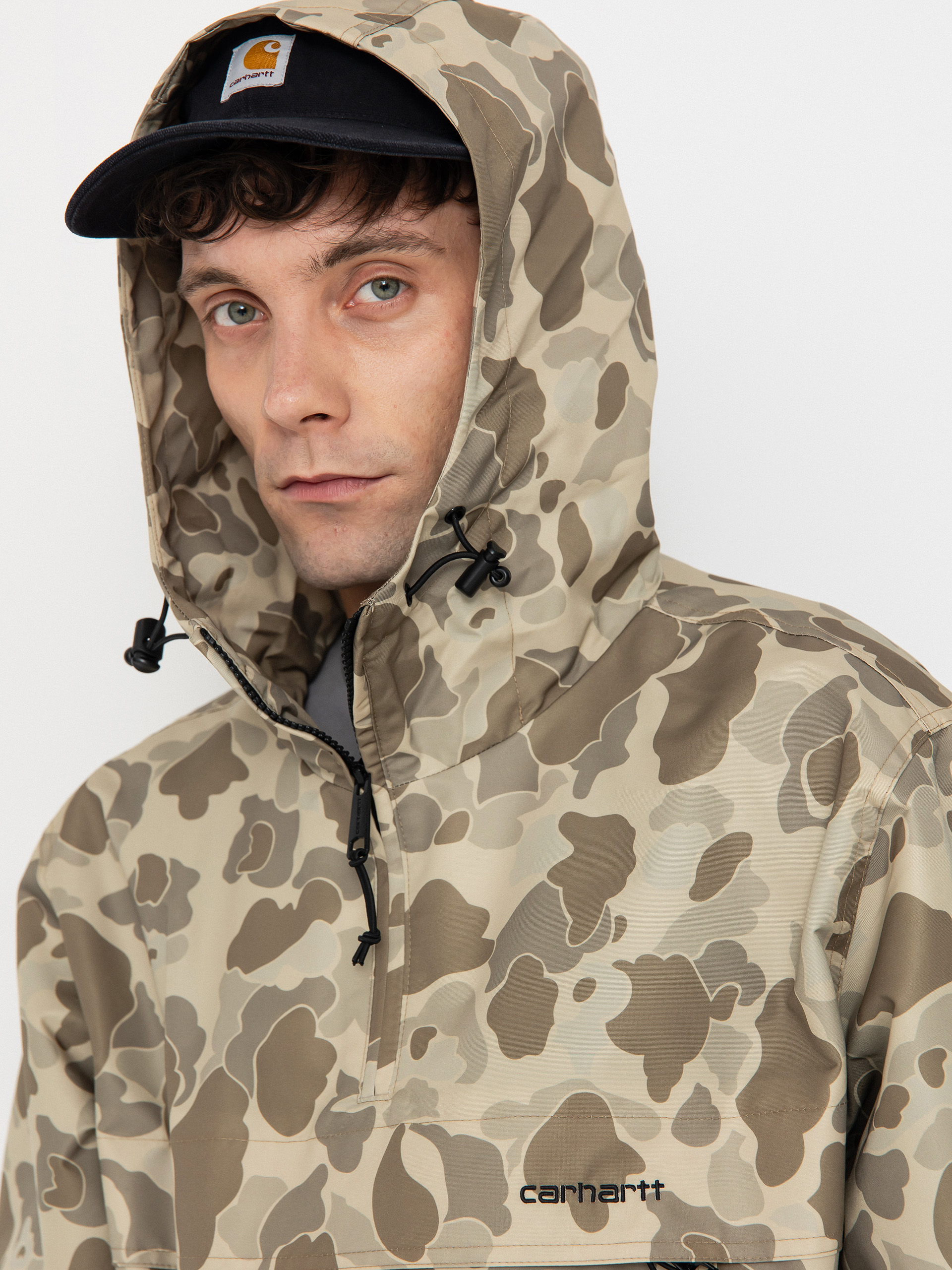 Kurtka Carhartt WIP Windbreaker (camo duck/desert/black)
