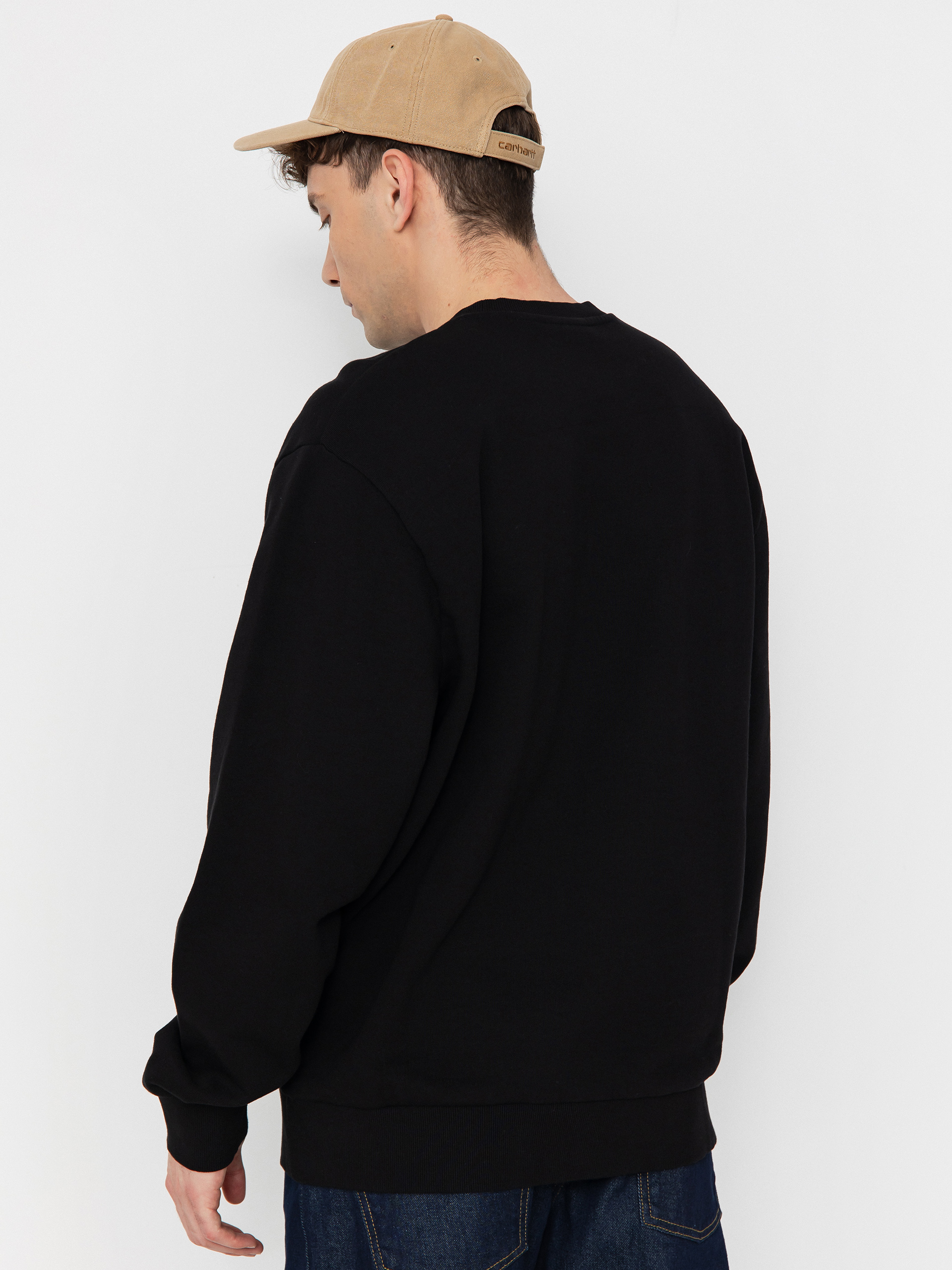 Bluza Carhartt WIP Script Embroidery (black/white)