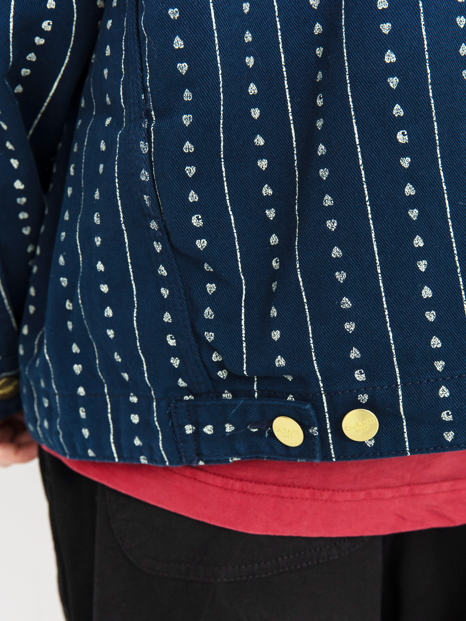 Kurtka Carhartt WIP Drewe Chore Coat (heart c pinstripe/ink/natural)