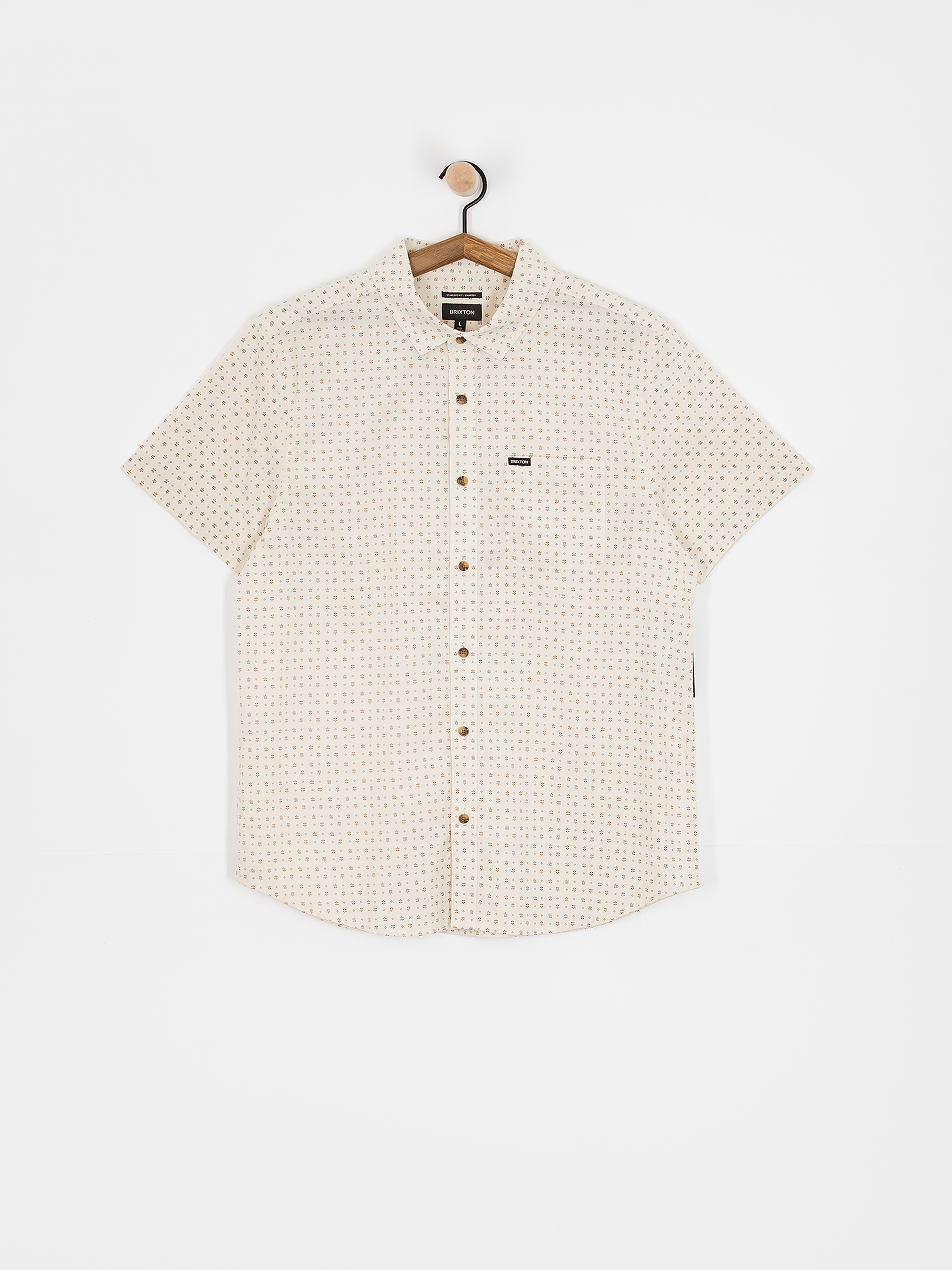 Koszula Brixton Charter Print (off white/micro floral)