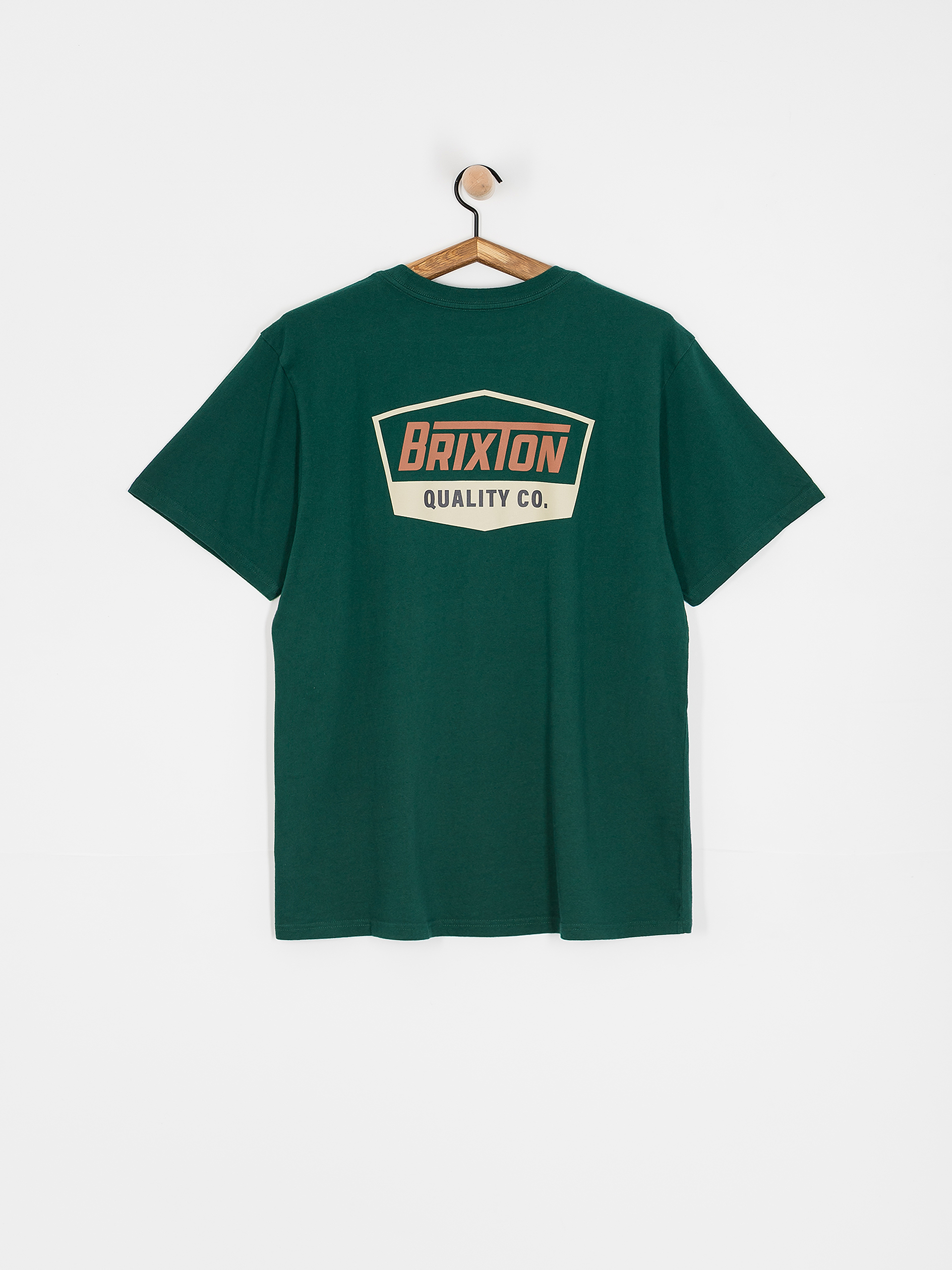 T-shirt Brixton Regal Stt (deep emerald/rust/sand)