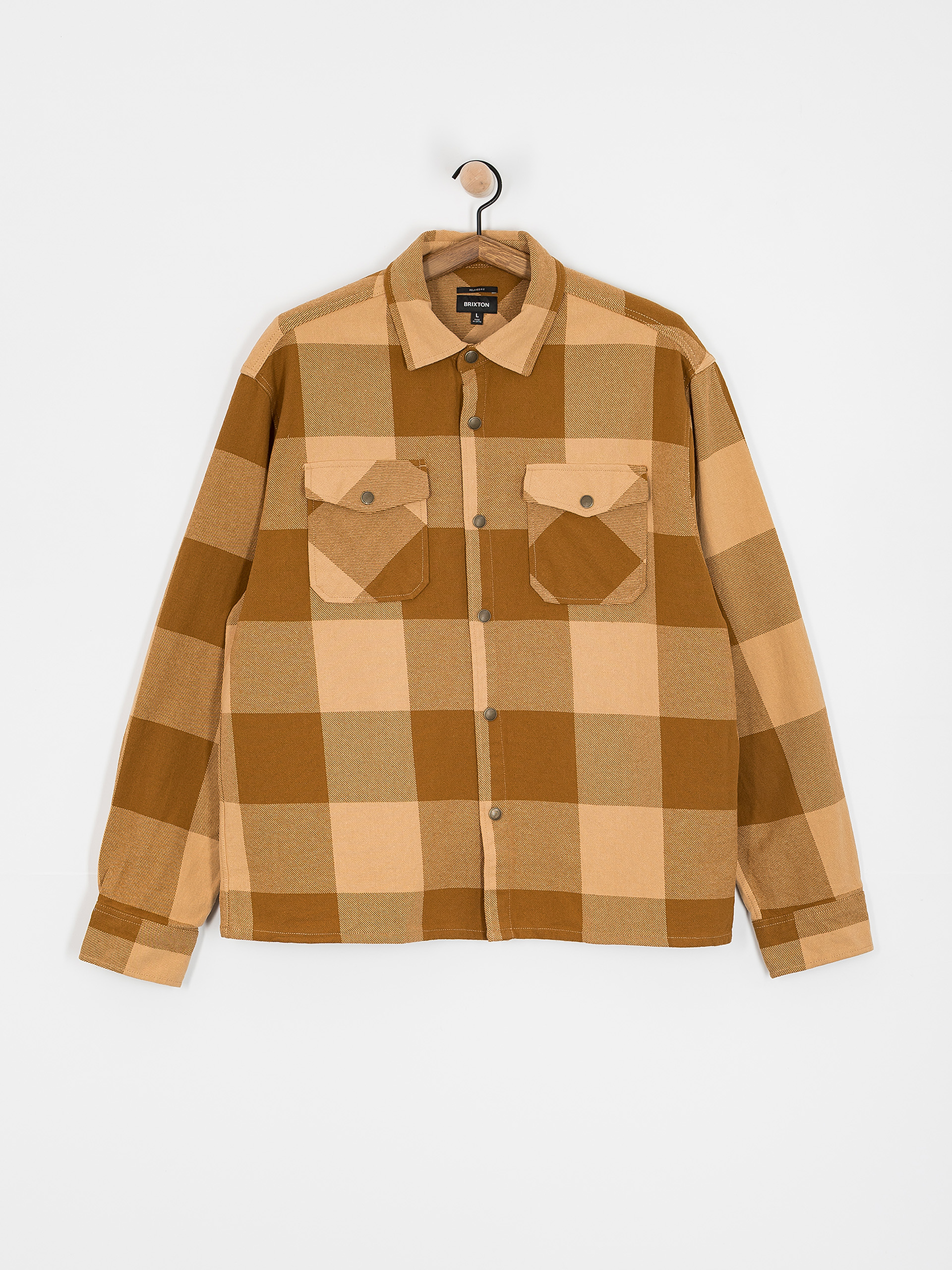 Koszula Brixton Selden Flannel (washed copper/curry buffalo)