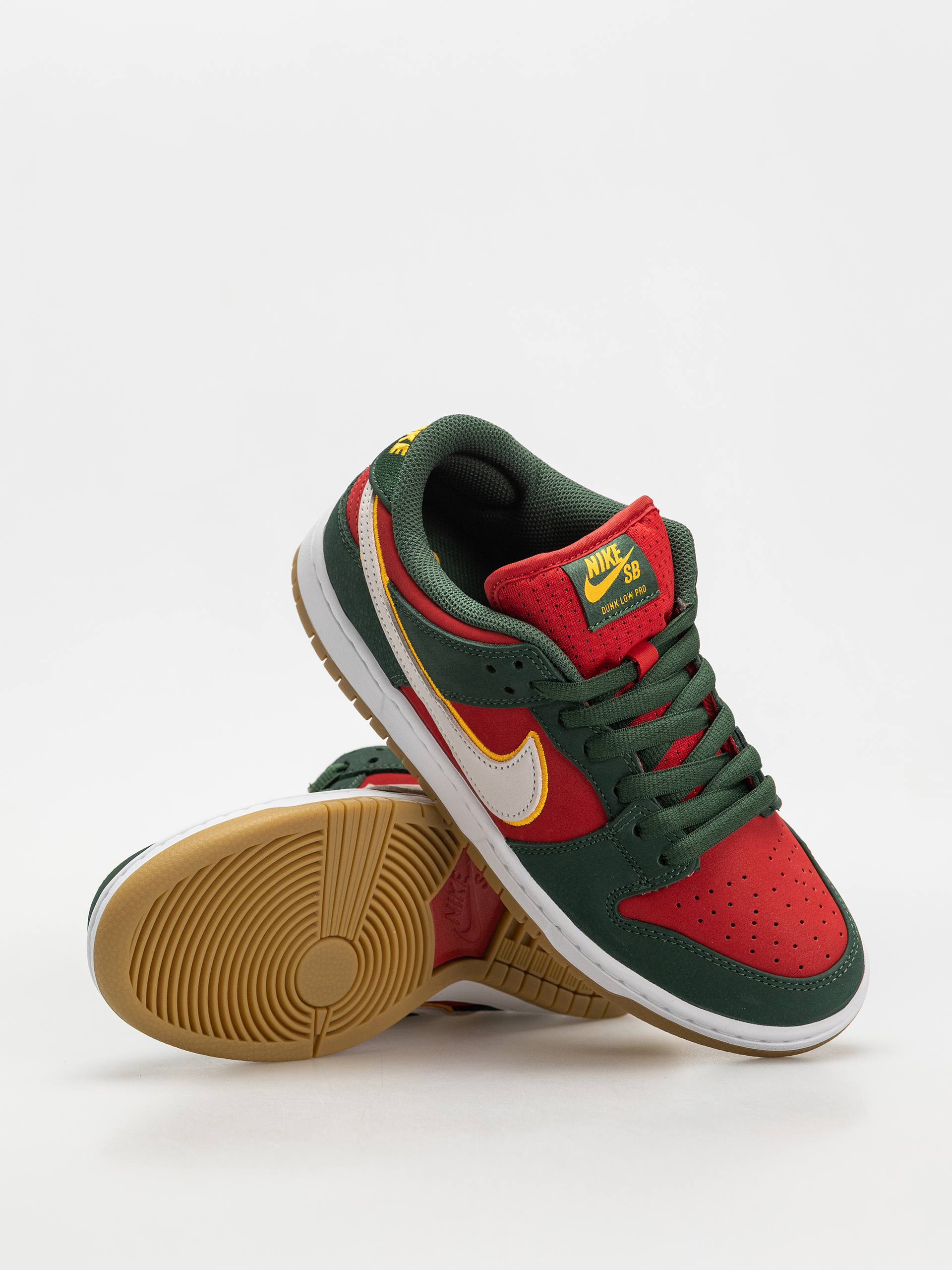 Buty Nike SB Dunk Low Pro Prm (fir/white university gold fire red)