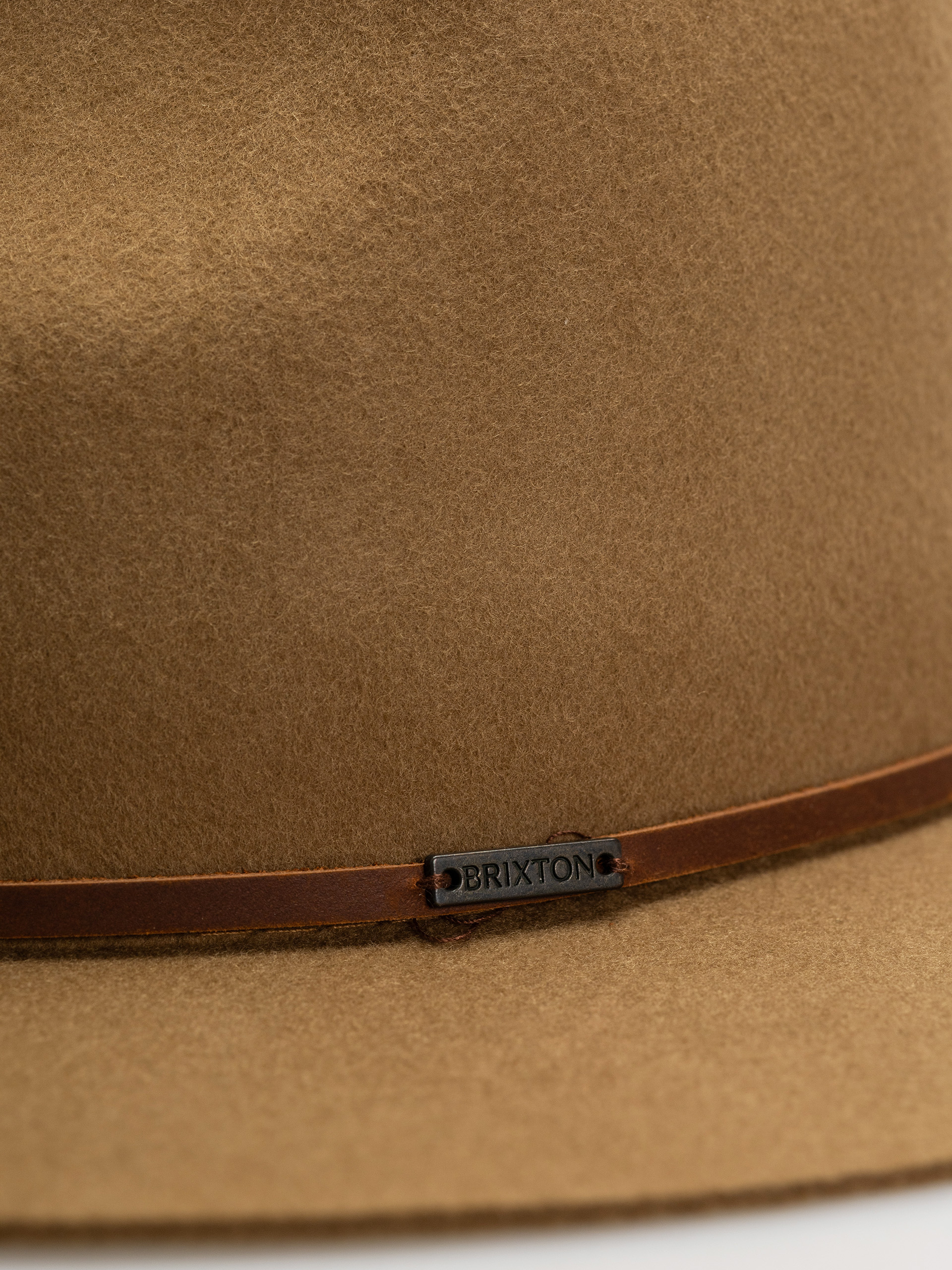 Kapelusz Brixton Wesley Fedora (dune/dune)