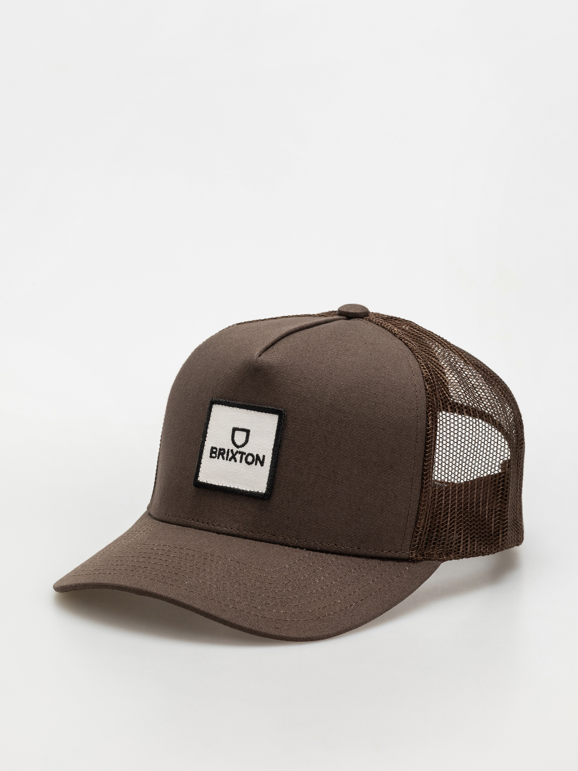 Czapka z daszkiem Brixton Alpha Block X C Mp Mesh Cap (brown/brown)