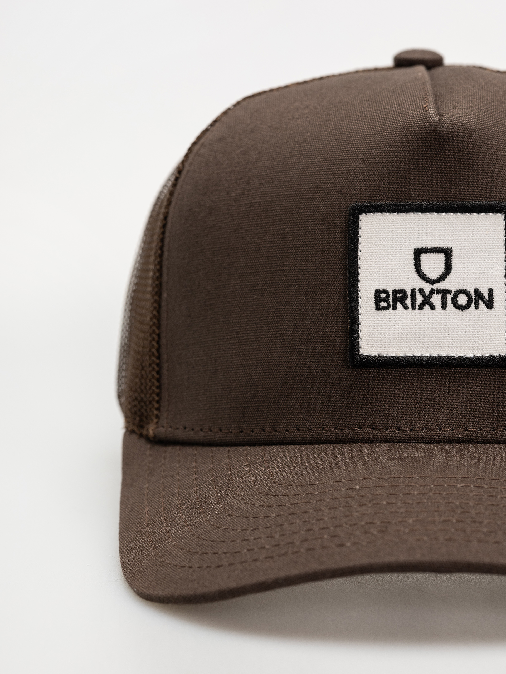 Czapka z daszkiem Brixton Alpha Block X C Mp Mesh Cap (brown/brown)