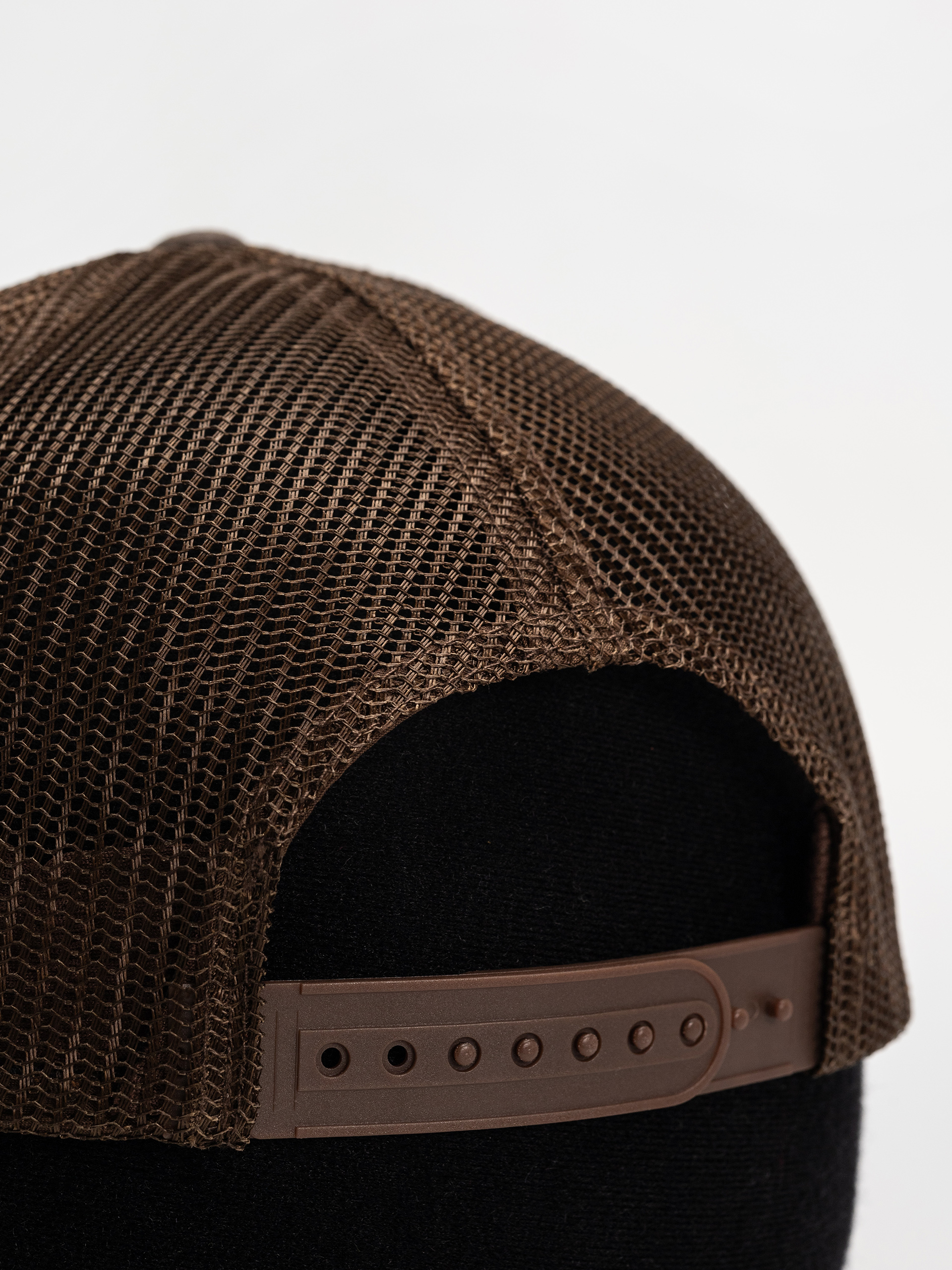 Czapka z daszkiem Brixton Alpha Block X C Mp Mesh Cap (brown/brown)