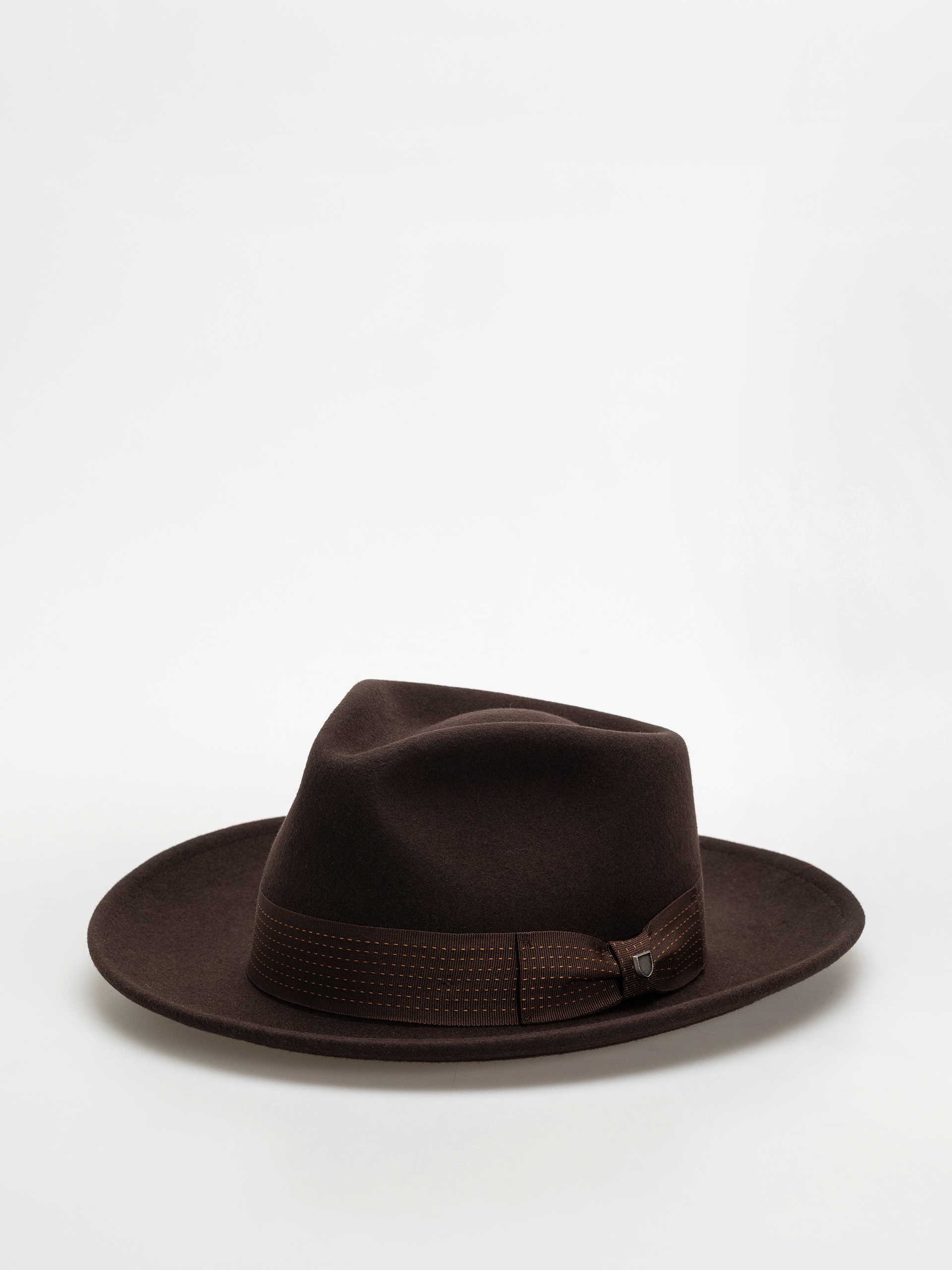 Kapelusz Brixton Swindle Convertabrim Fedora (dark brown/chocolate)