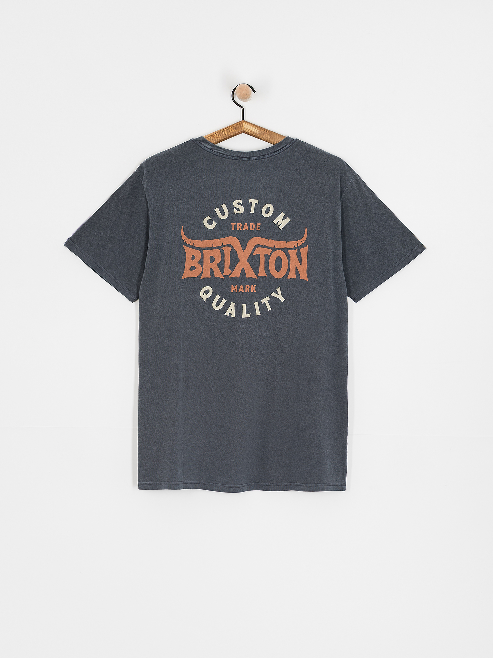 T-shirt Brixton Gibson Stt (washed navy worn wash)