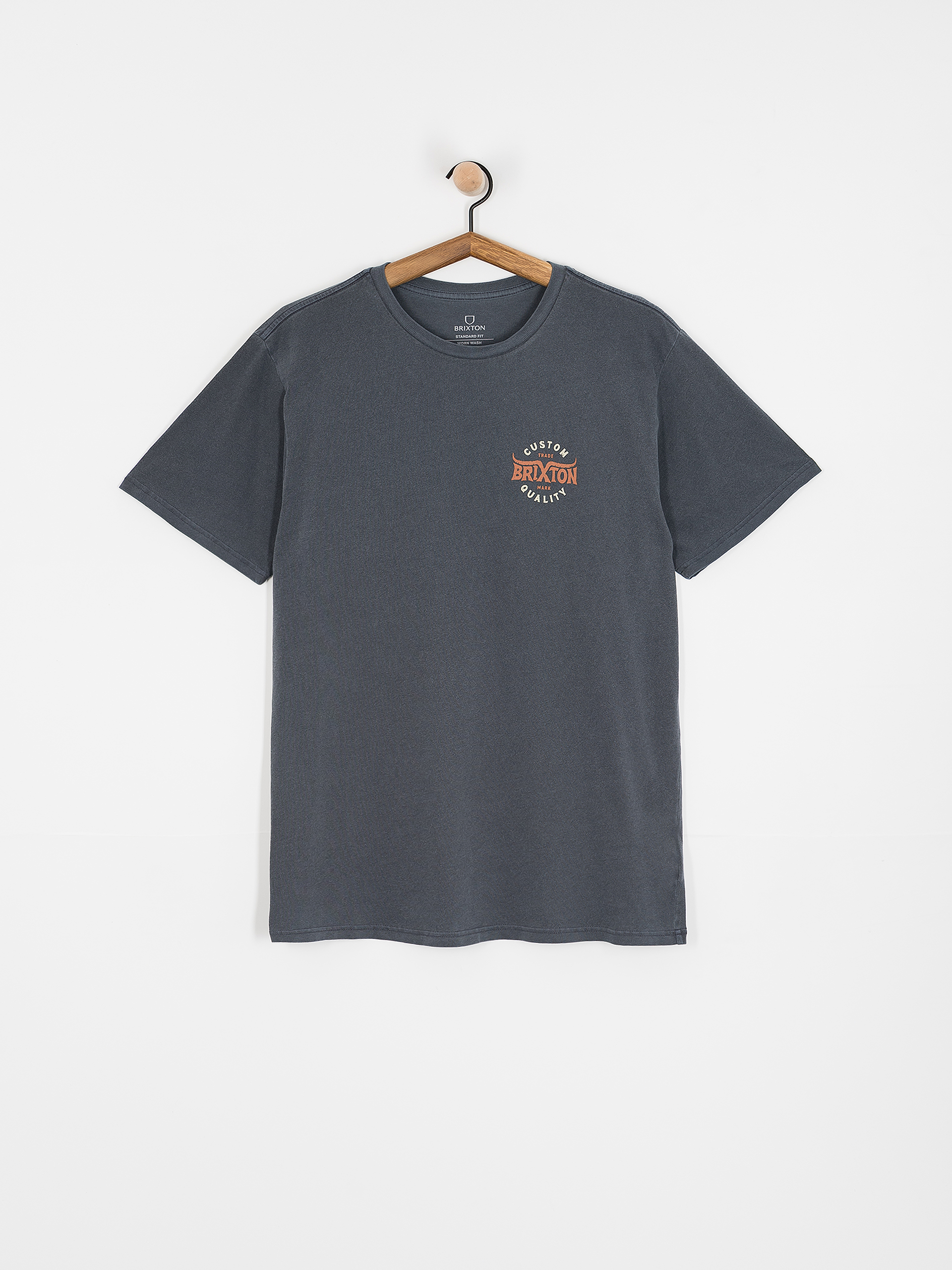 T-shirt Brixton Gibson Stt (washed navy worn wash)