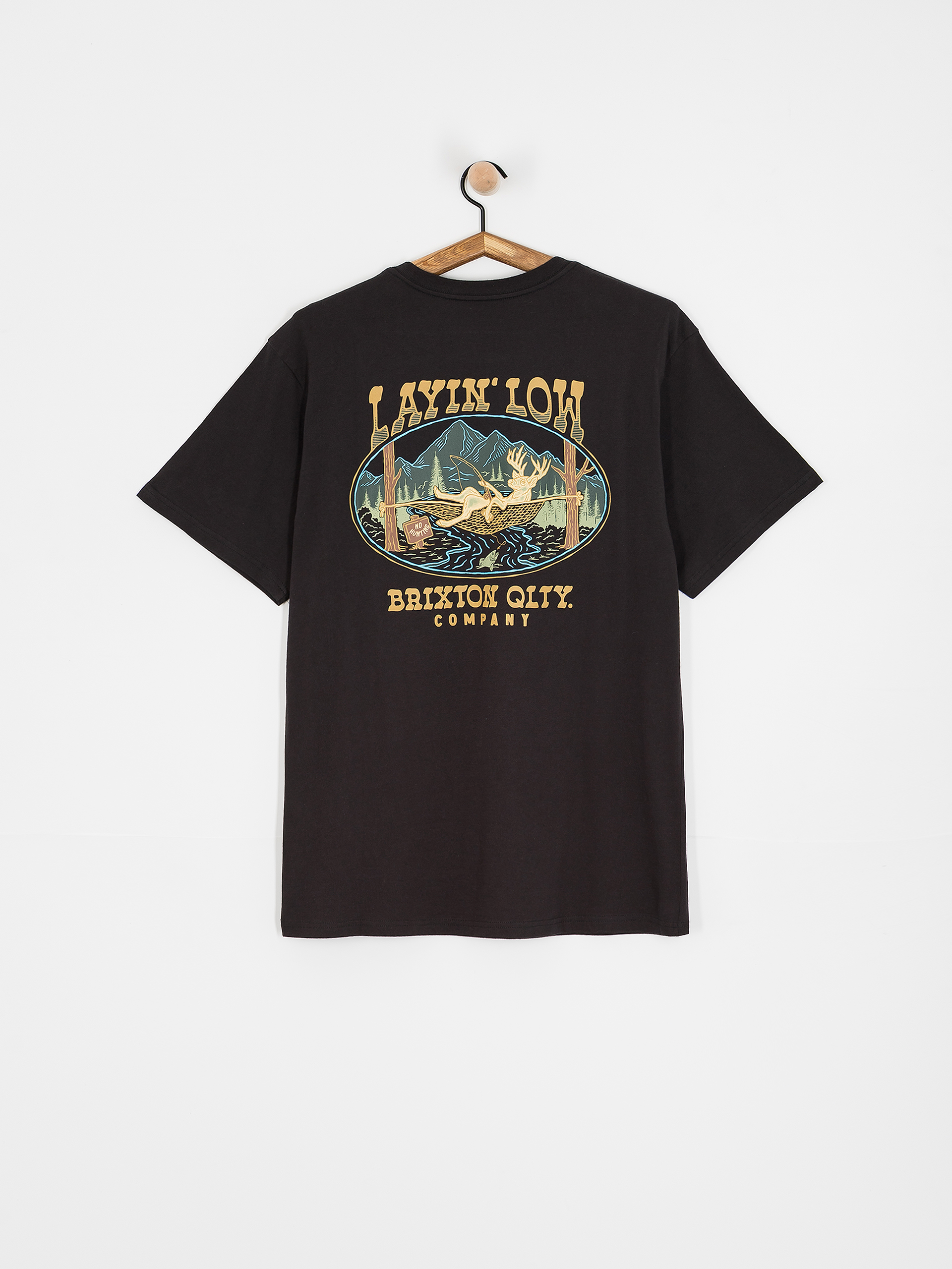 T-shirt Brixton Layin' Low Stt (black)