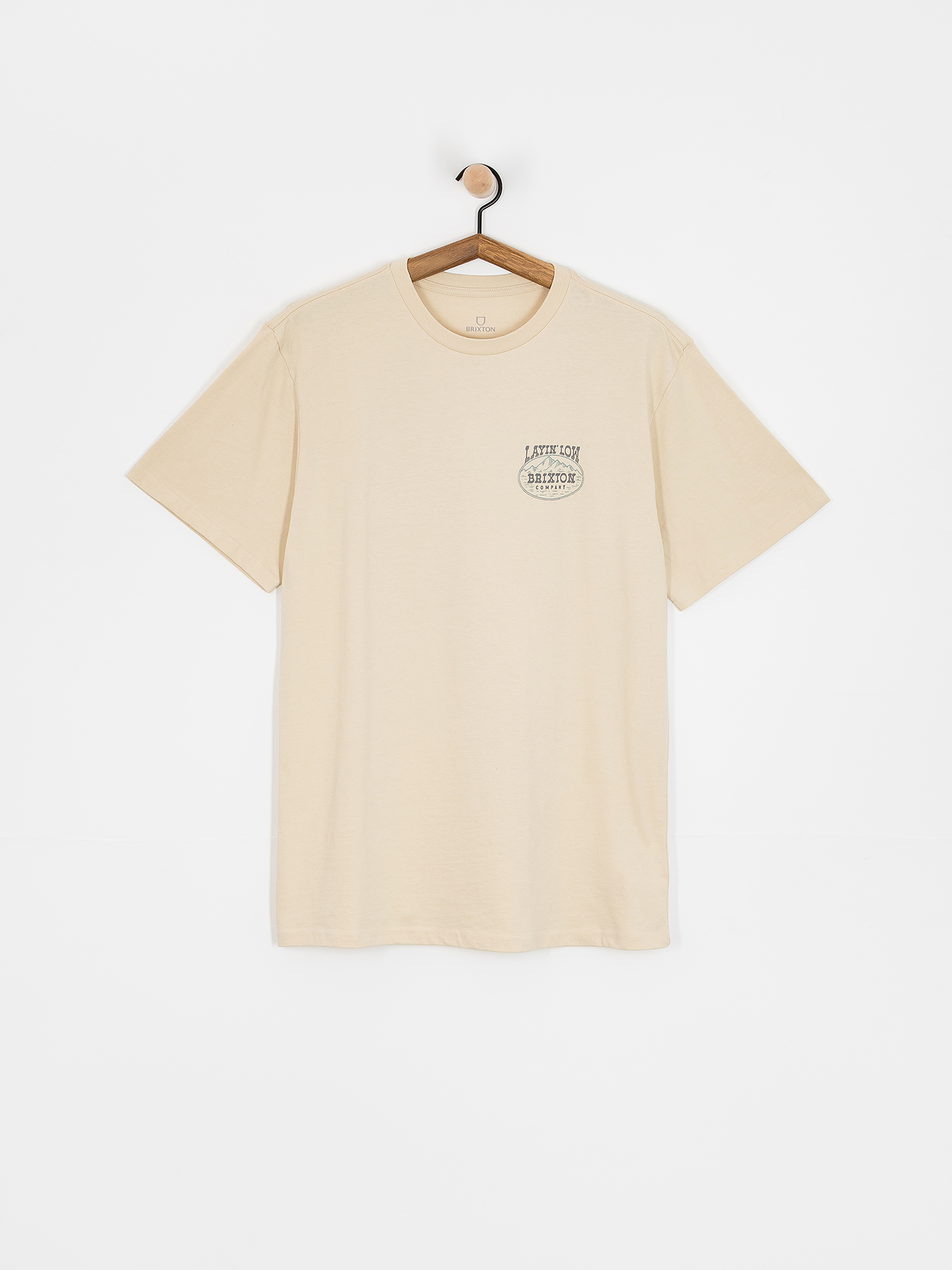 T-shirt Brixton Layin' Low Stt (cream)