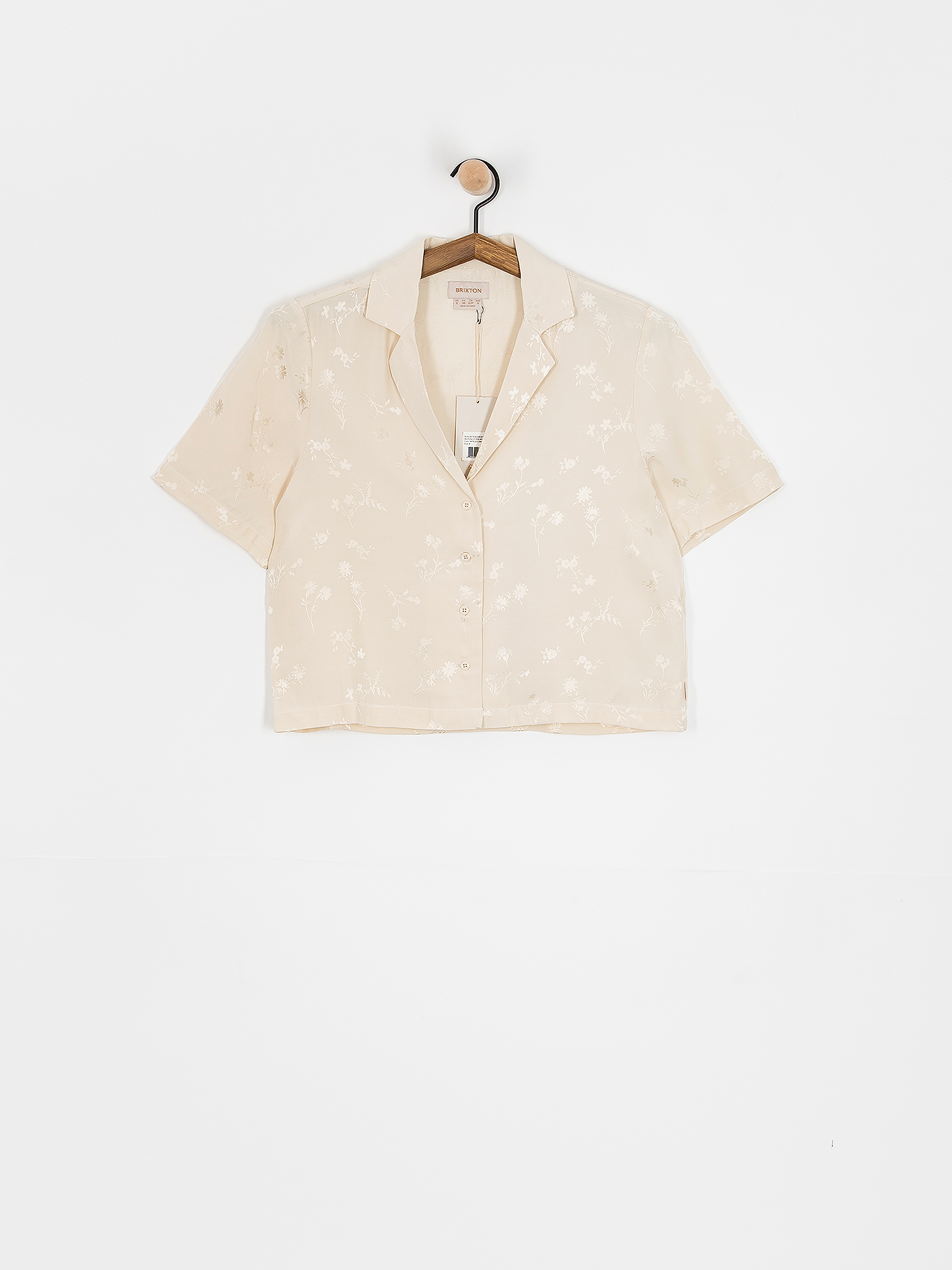 Koszula Brixton Silky Jacquard Button Down Wmn (whitecap floral jacquard)