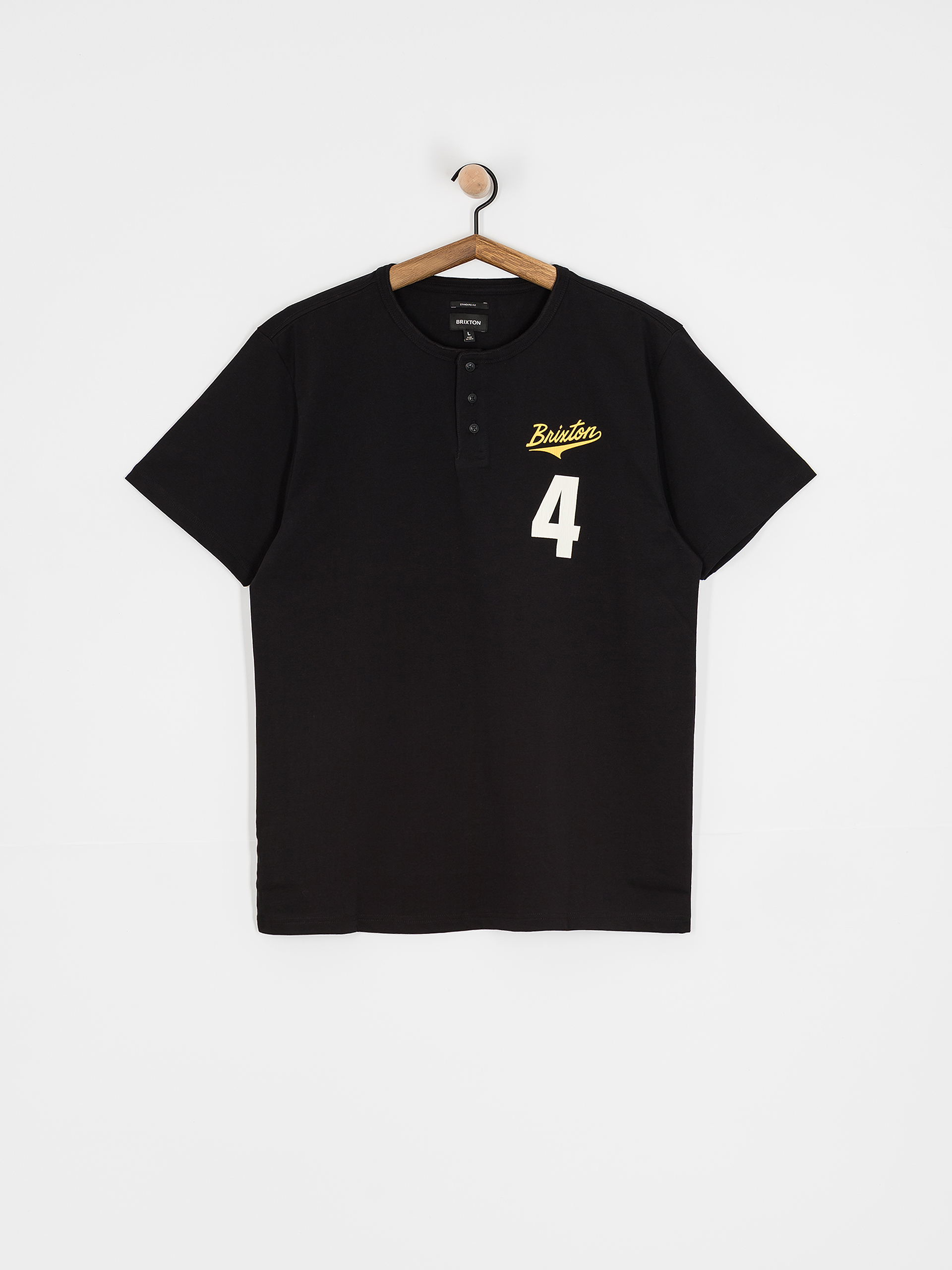 T-shirt Brixton The League Baseball (black/black)