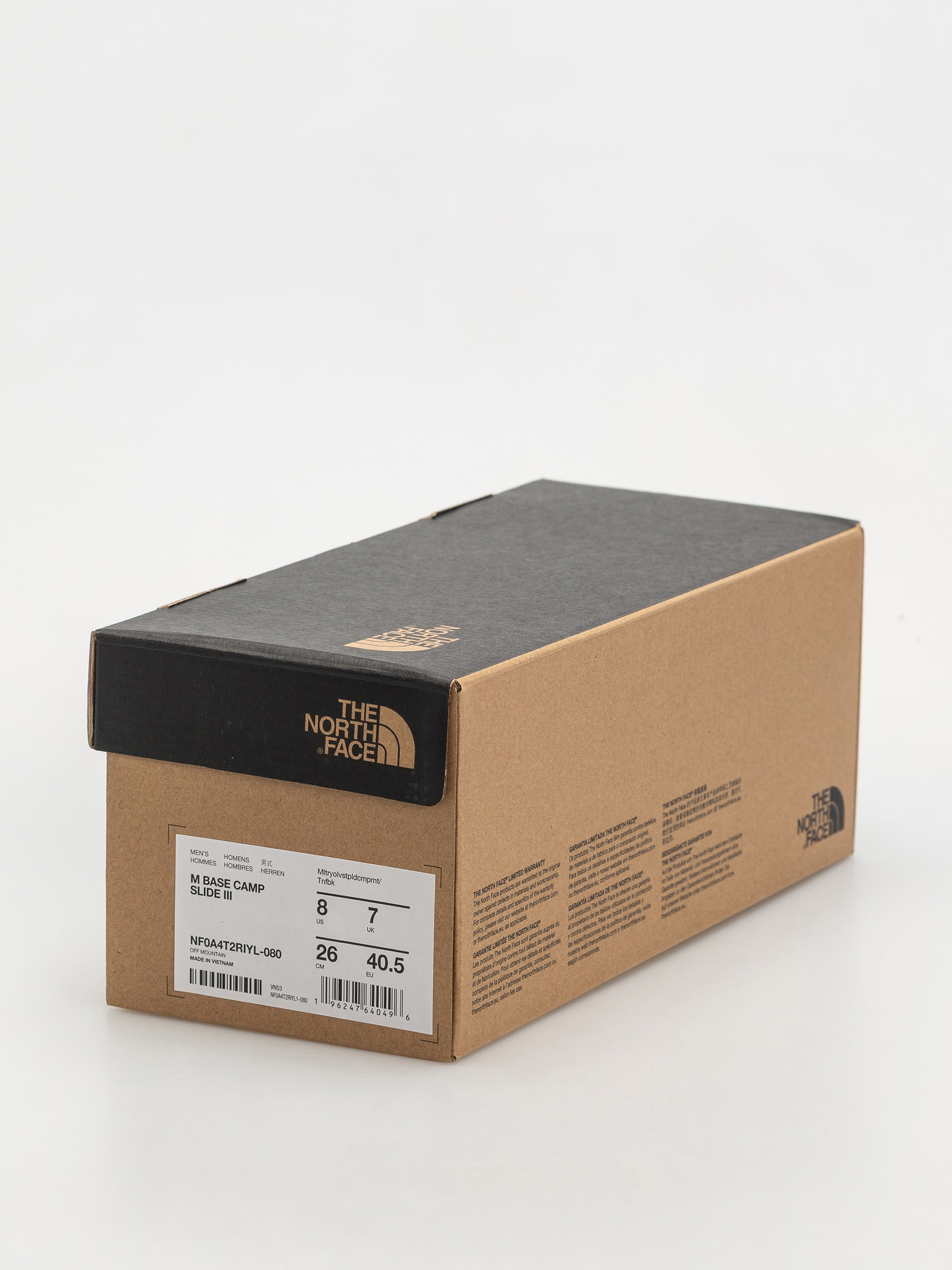 Klapki The North Face Base Camp III (mltryolvstpldcmprnt/tnf black)