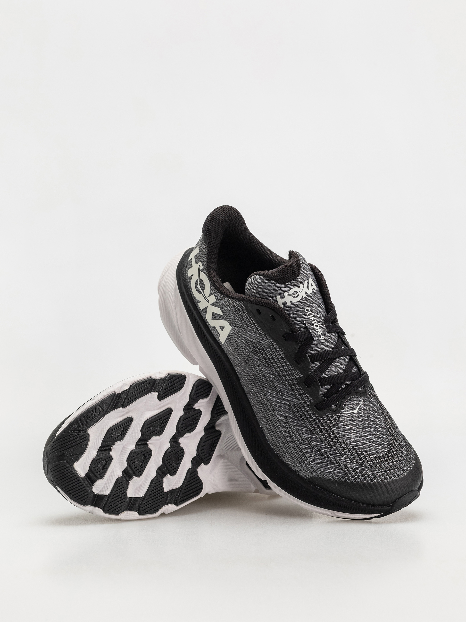 Buty Hoka Clifton 9 JR (black/white)