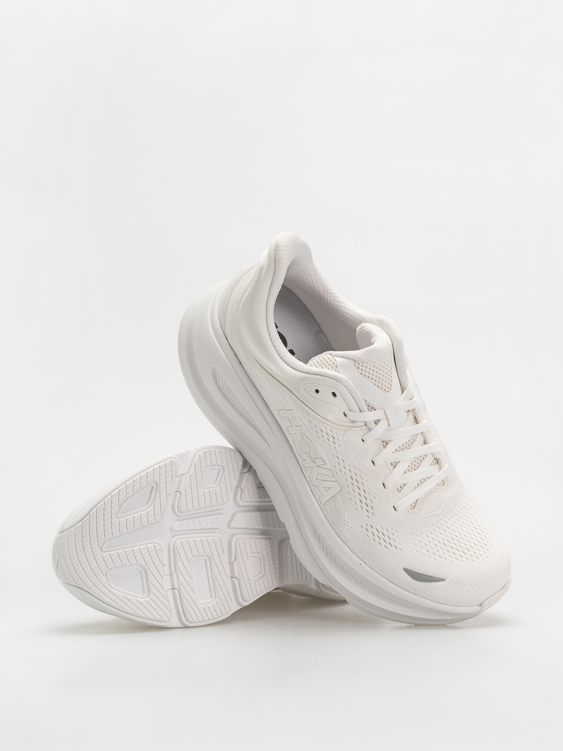 ★HOKA(W)★Bondi 9 Running Shoes★White Sneakersy HOKA® W Bondi 9 White/ White | Footshop
