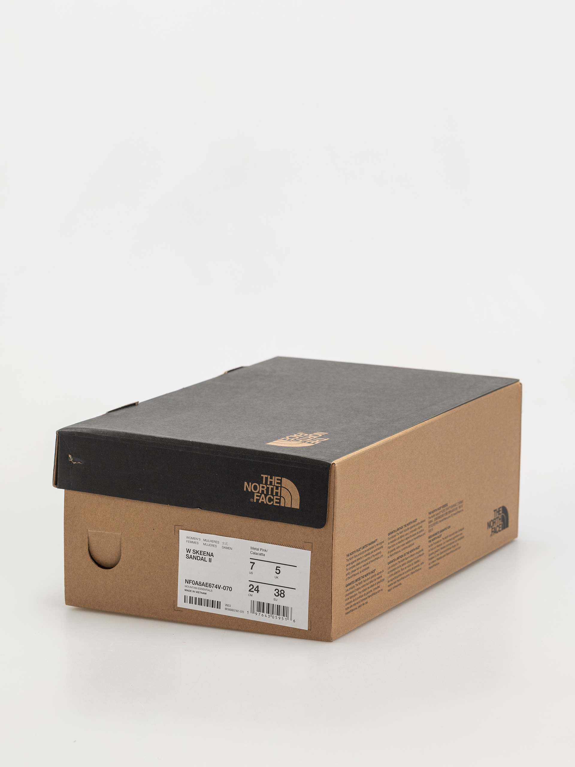 Sandały The North Face Skeena II (metal pink/calacatta)