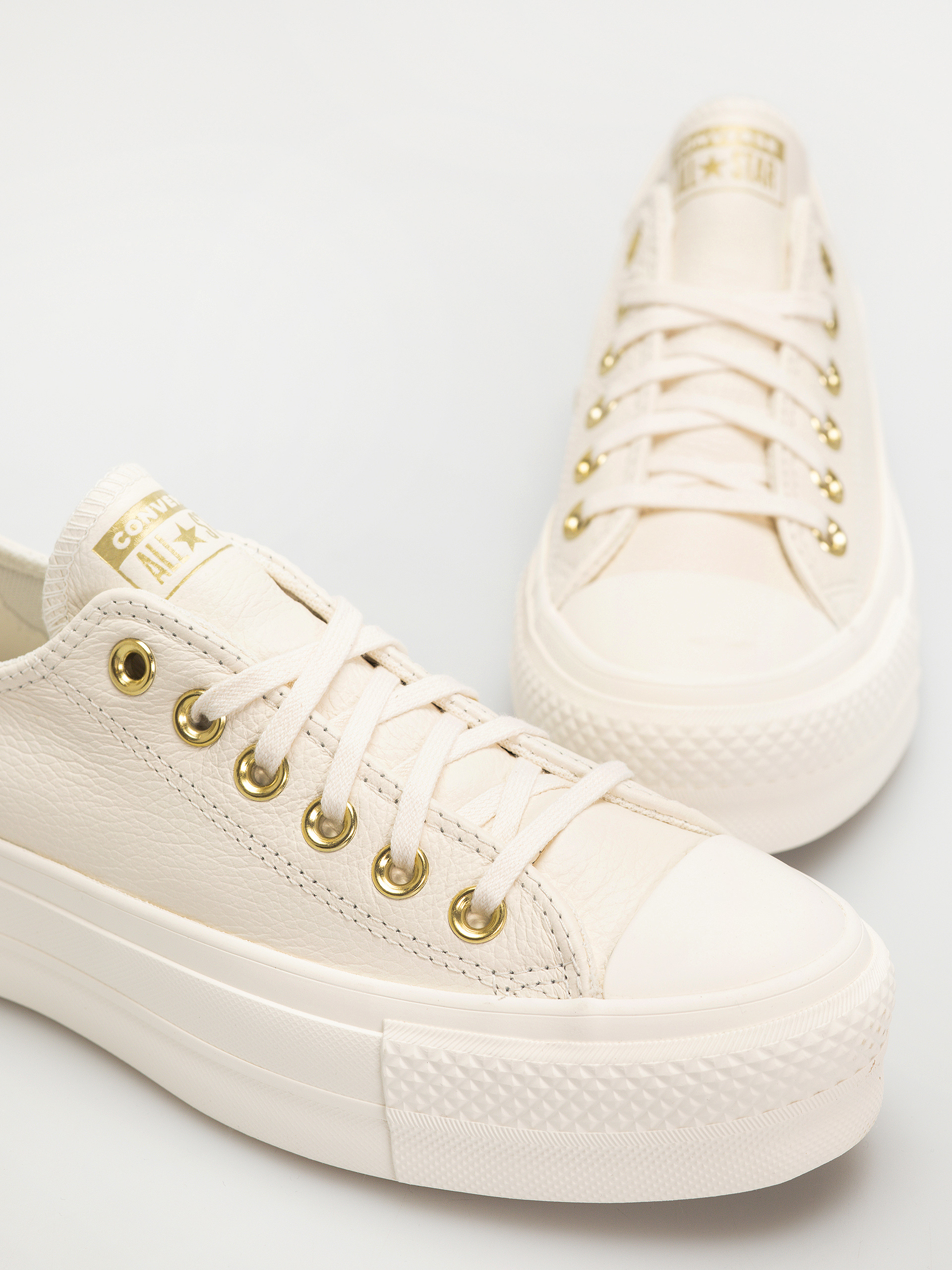 Trampki Converse Chuck Taylor All Star Lift Ox Wmn (egret/egret/gold)