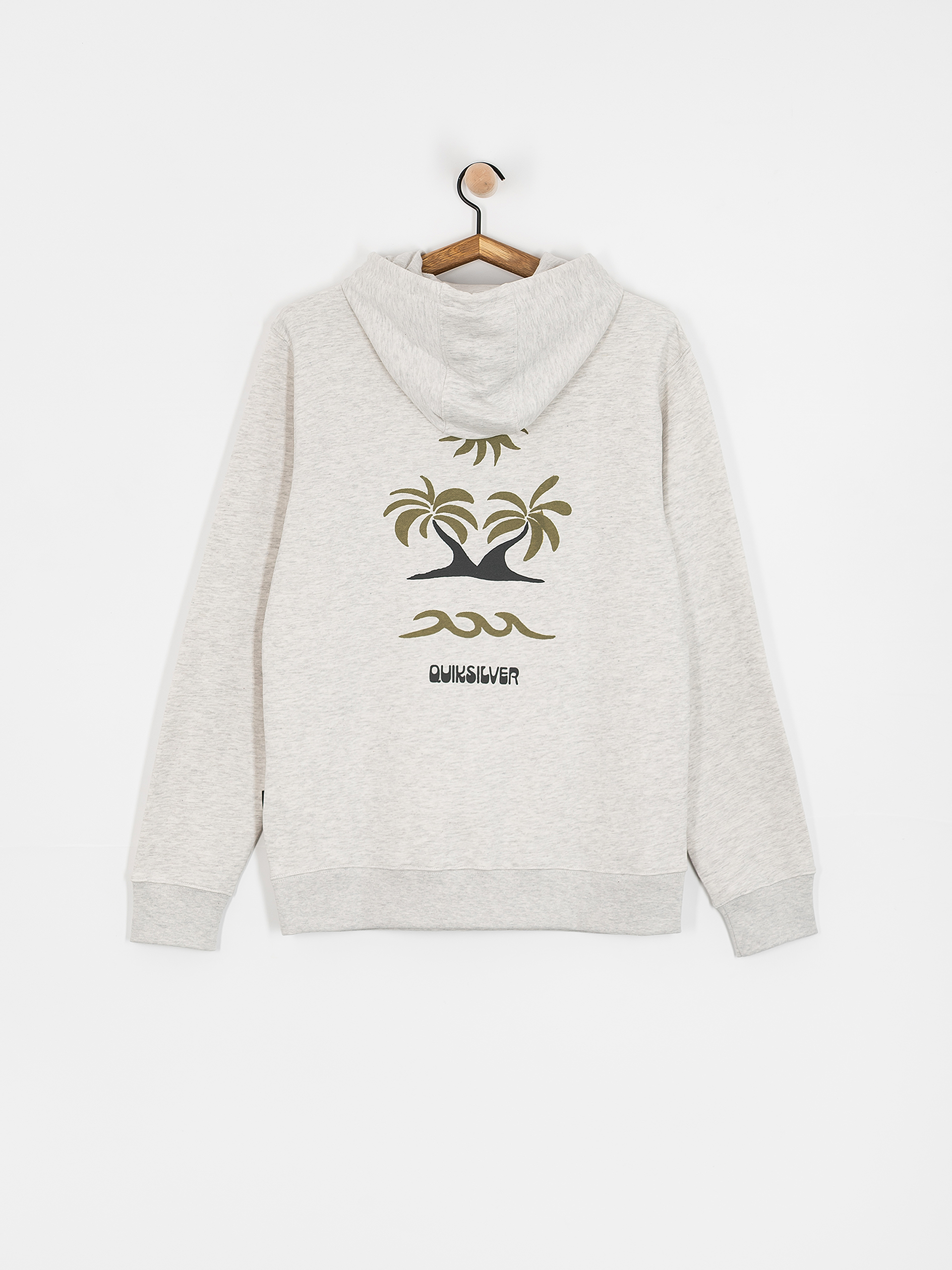 Bluza z kapturem Quiksilver Graphic Mix HD (white marble heather)