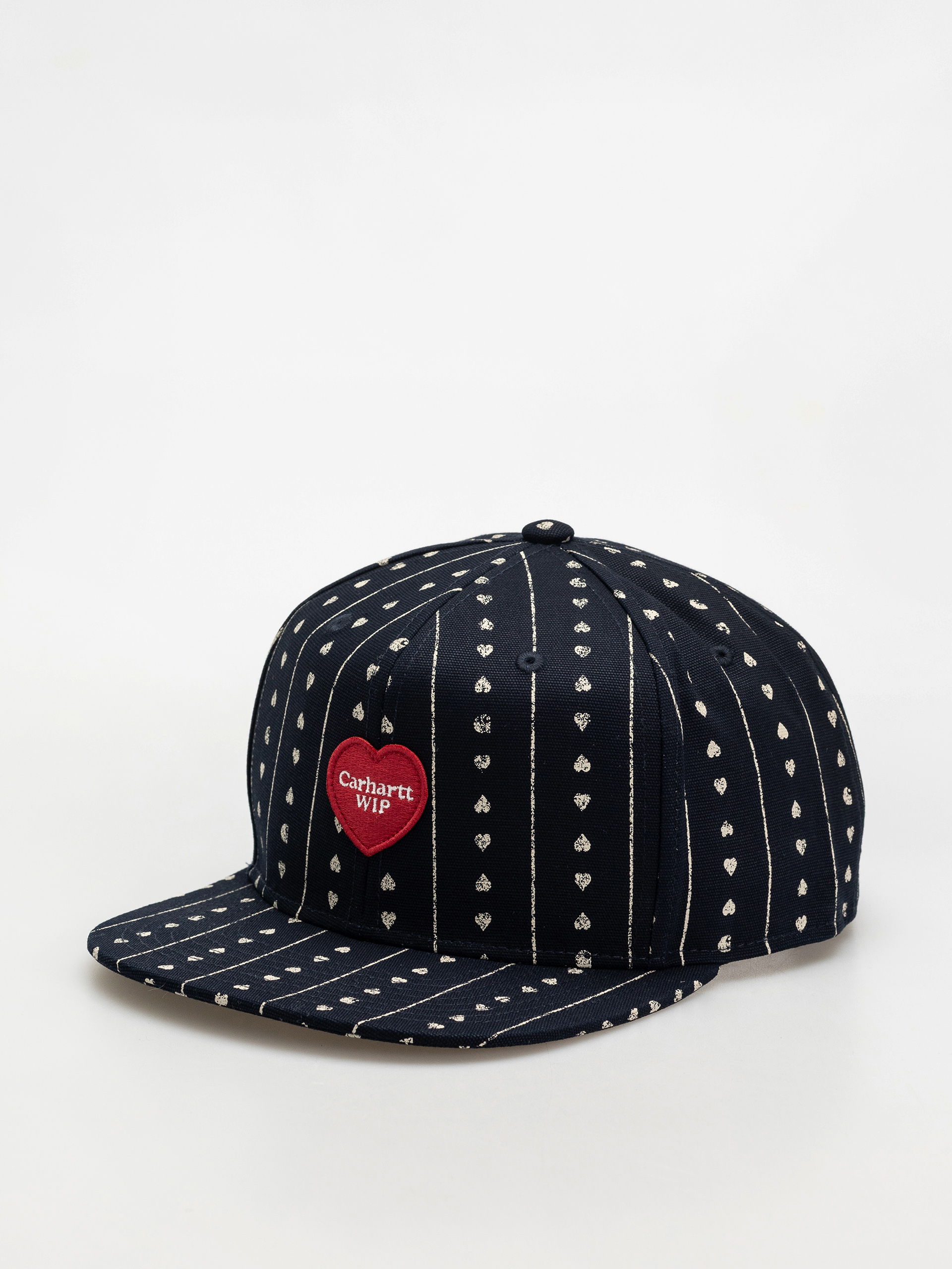 Czapka z daszkiem Carhartt WIP Drewe (heart c pinstripe/ink/natural/dark navy)