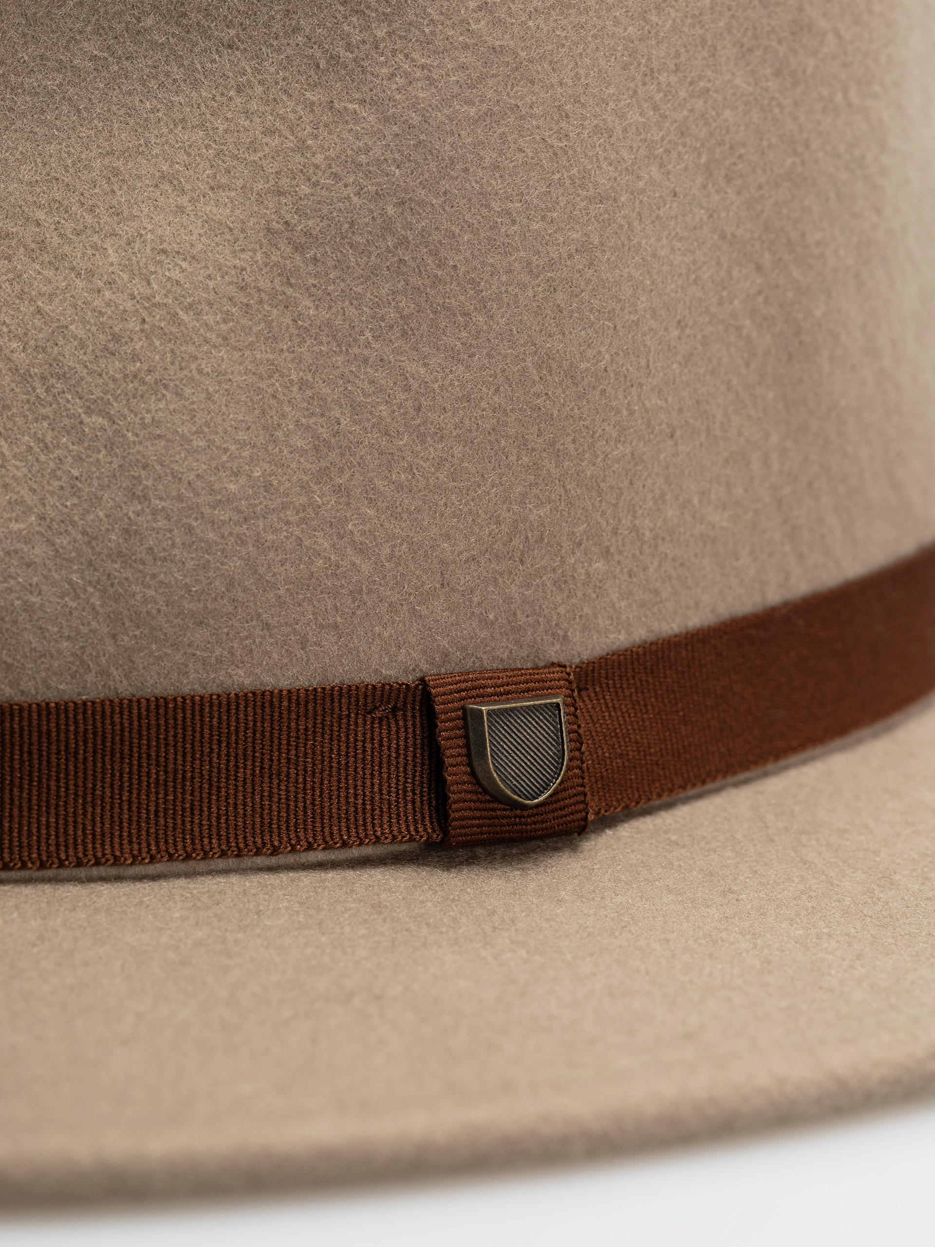 Kapelusz Brixton Messer Packable Fedora (timberwolf/light brown)