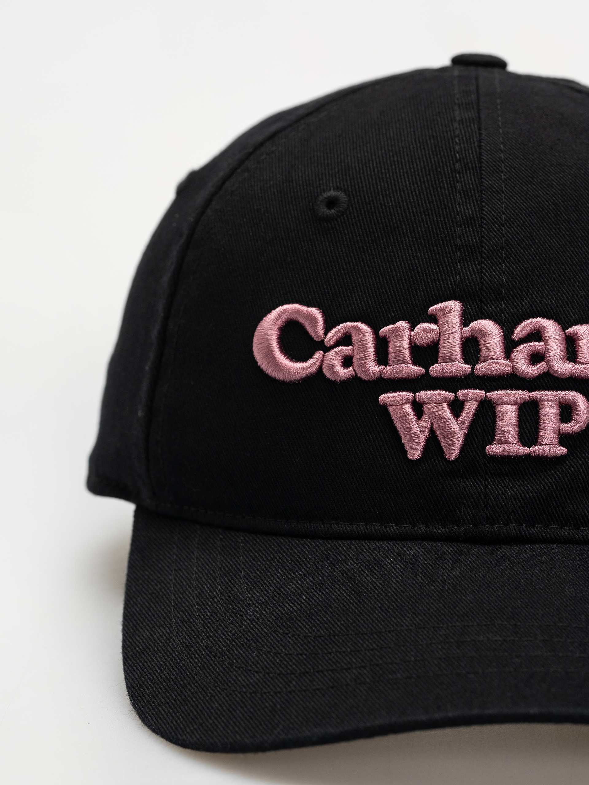 Czapka z daszkiem Carhartt WIP Carhartt WIP Script (black/hortensia)