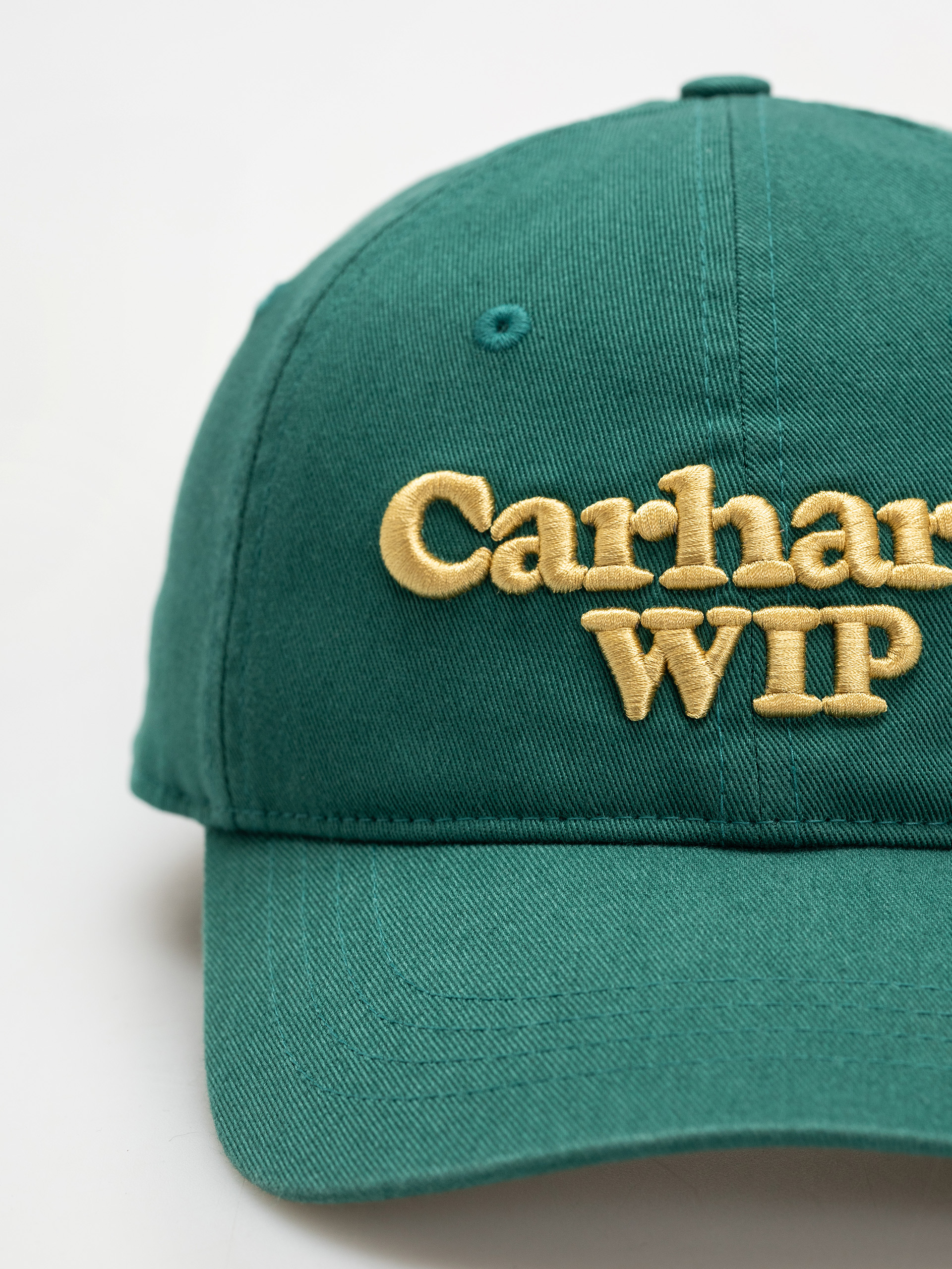 Czapka z daszkiem Carhartt WIP Carhartt WIP Script (rainforest/air yellow)