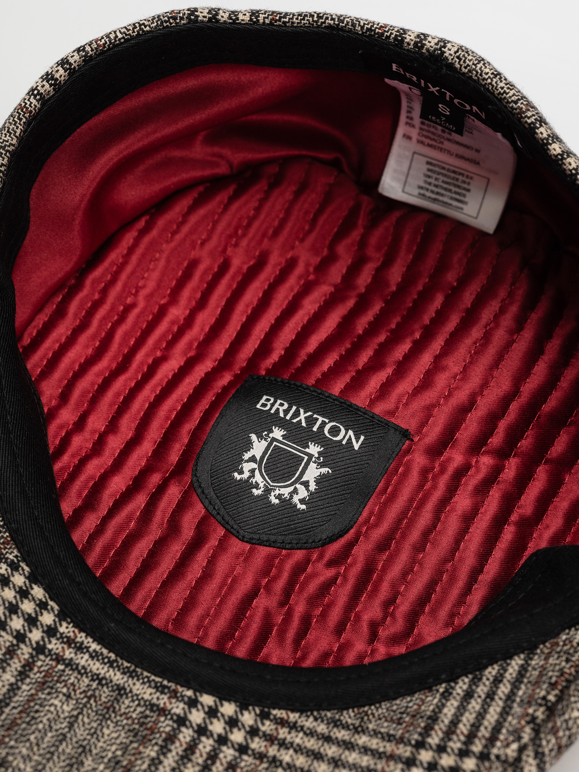 Kaszkiet Brixton Brood Snap Cap (khaki/brown plaid)