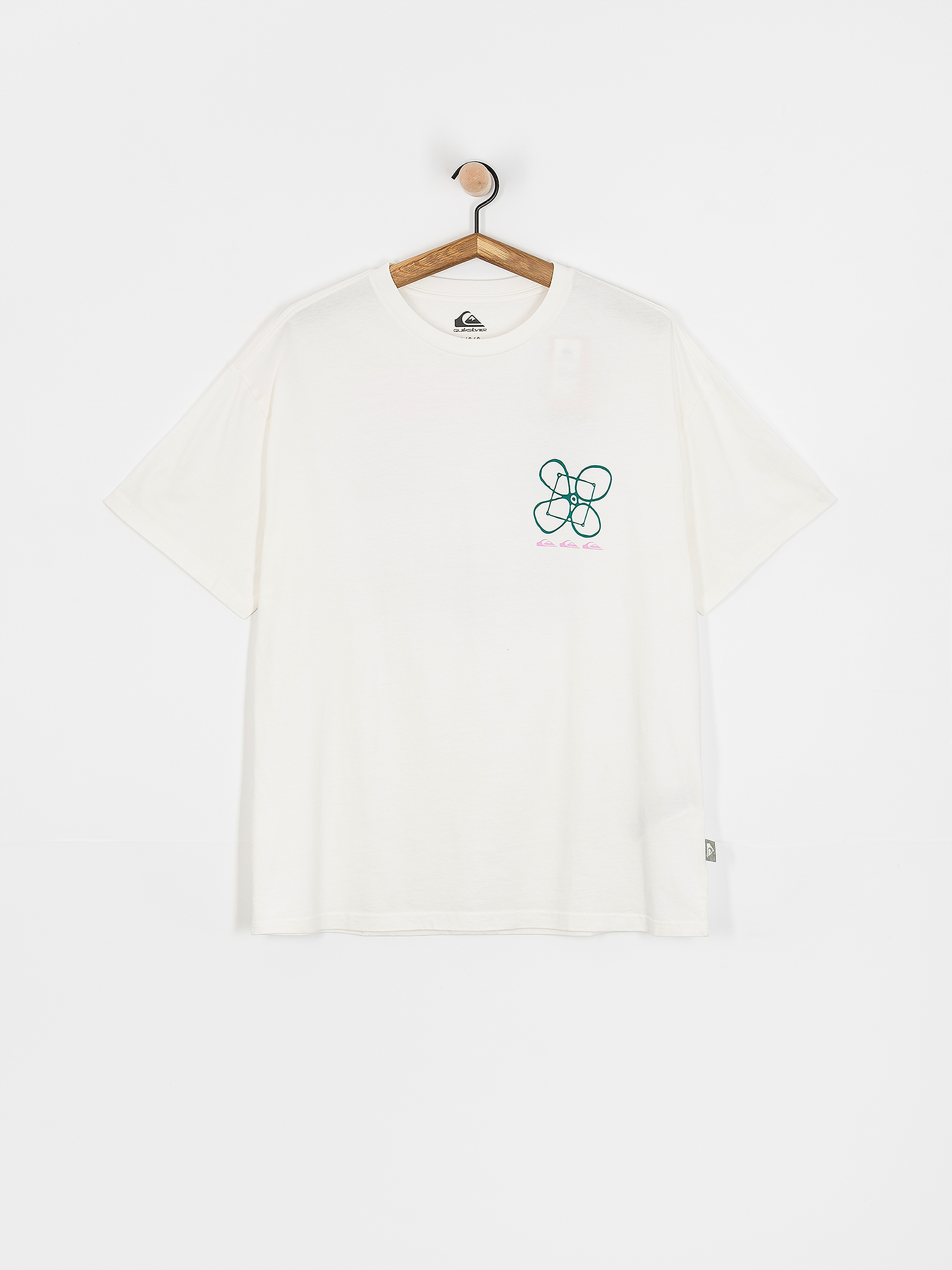 T-shirt Quiksilver Outside Inside (snow white)