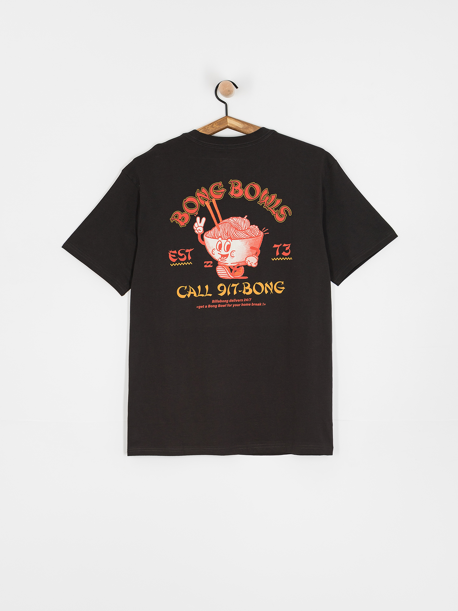 T-shirt Billabong Lunch Break (washed black)