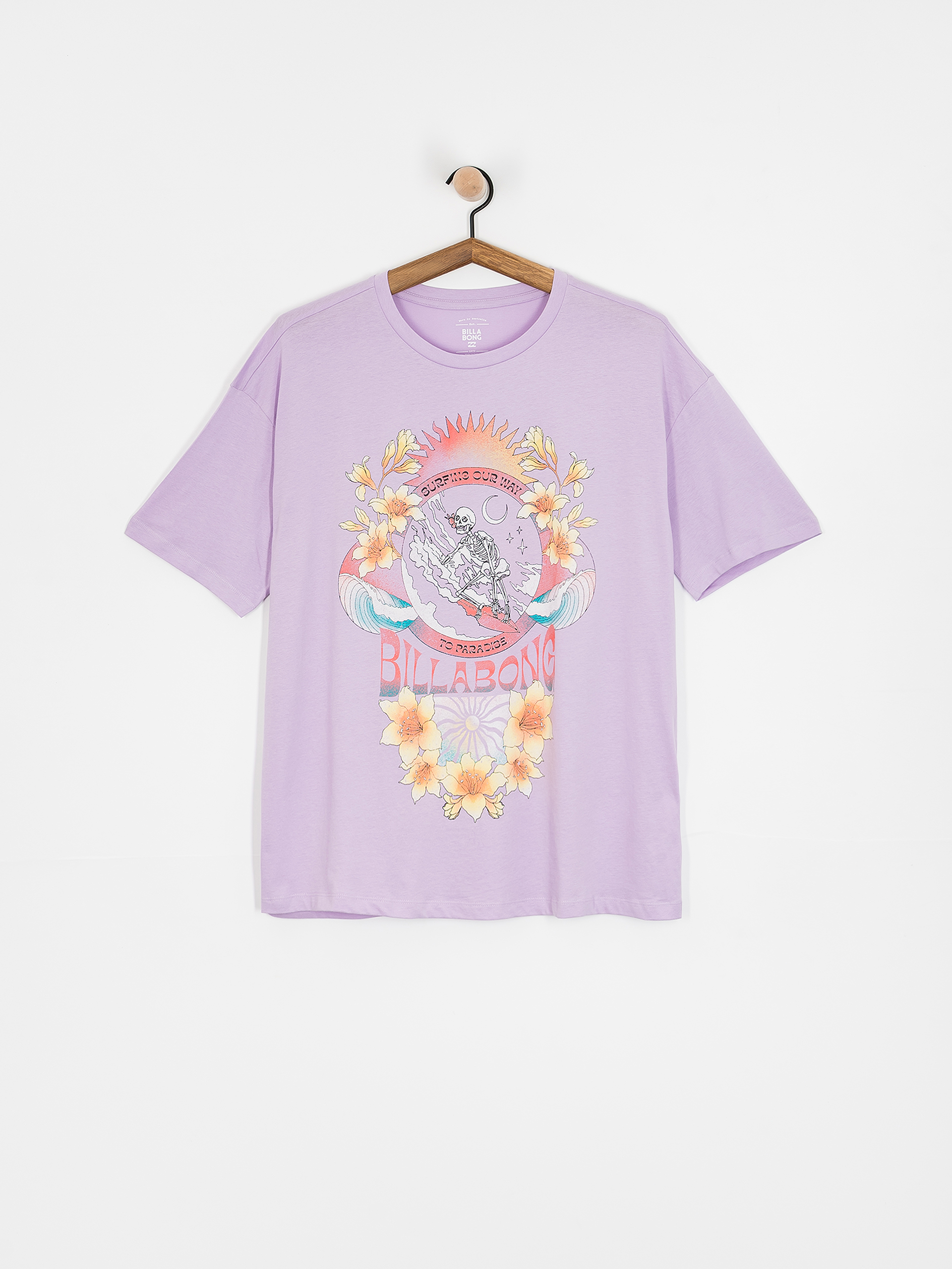 T-shirt Billabong Goes Around Here Wmn (peaceful lilac)