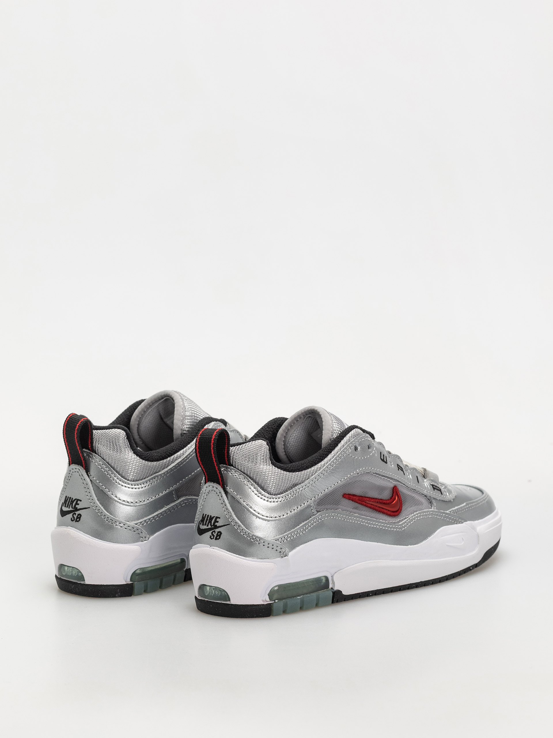 Buty Nike SB AIR MAX ISHOD PRM (metallic silver/varsity red)