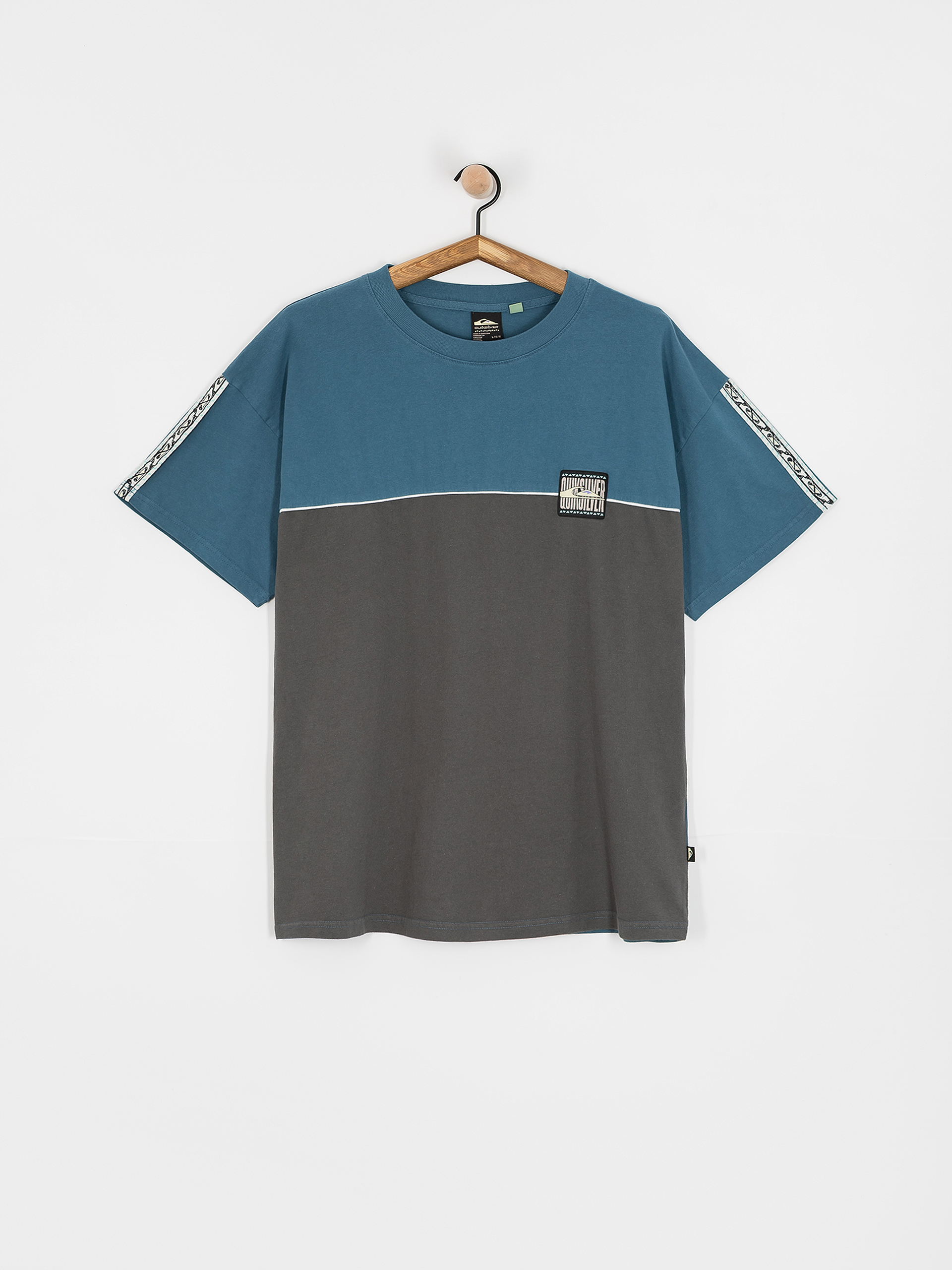 T-shirt Quiksilver Global Heat Color Block (dark shadow)